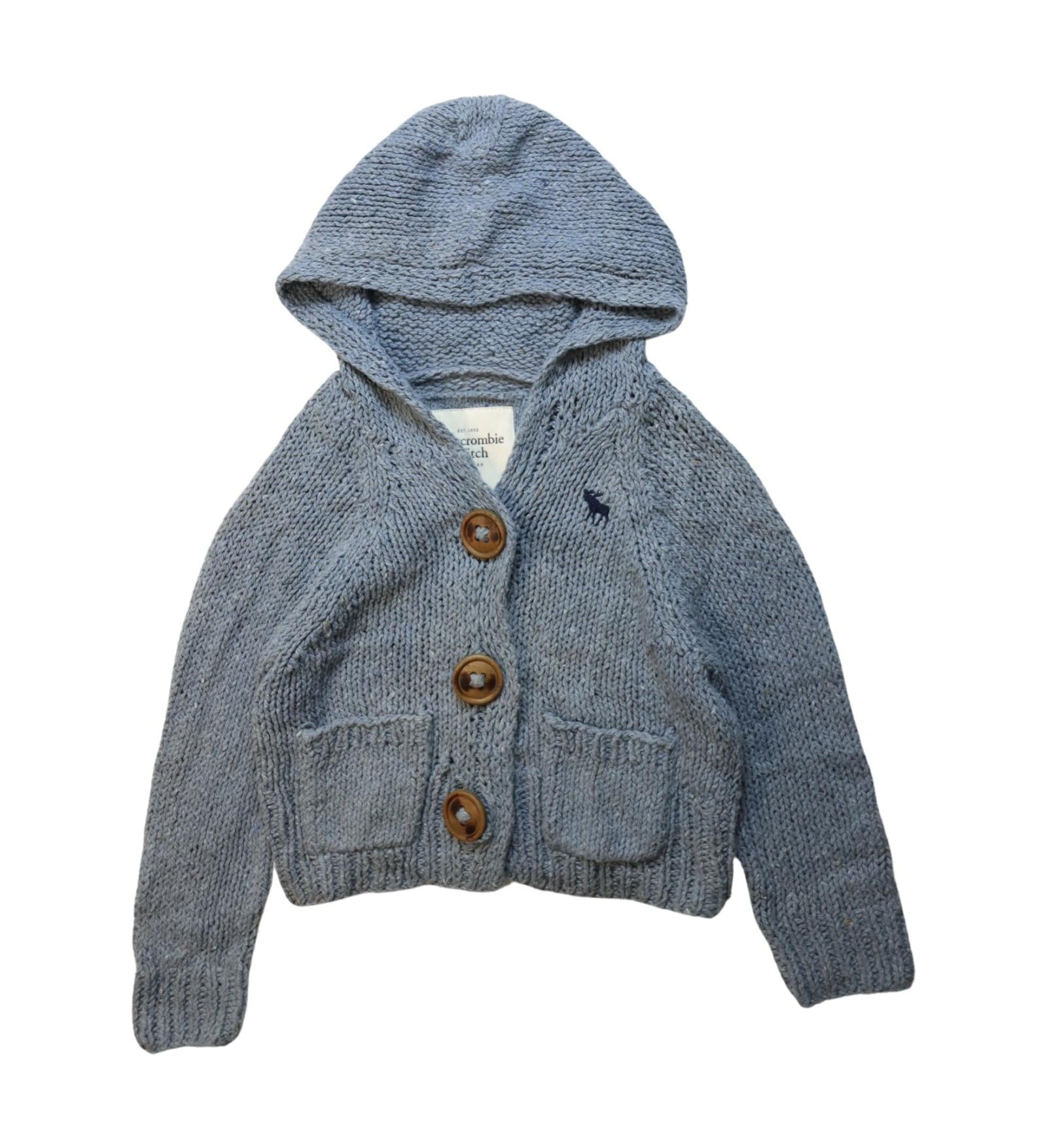 Abercrombie & Fitch Girls' Knit Cardigan Sweater - Soft & Cozy 8 Year Old Size - Perfect for School, Playdates & Fall Outfits