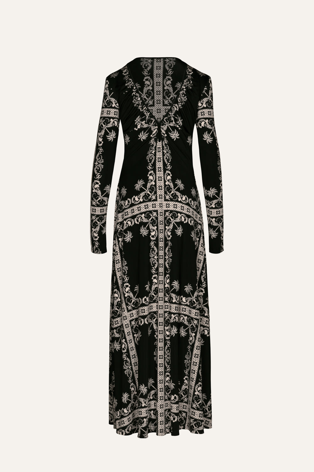 Alma Embroidered Dress - Elegant Floral Embroidery Women's Dress for Casual Wear, Parties & Special Occasions