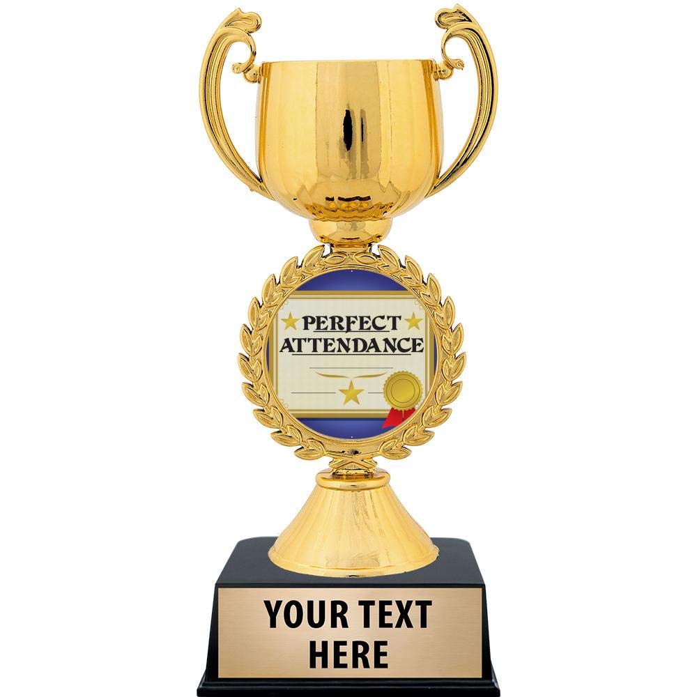 Personalized Perfect Attendance Trophy - 7.25