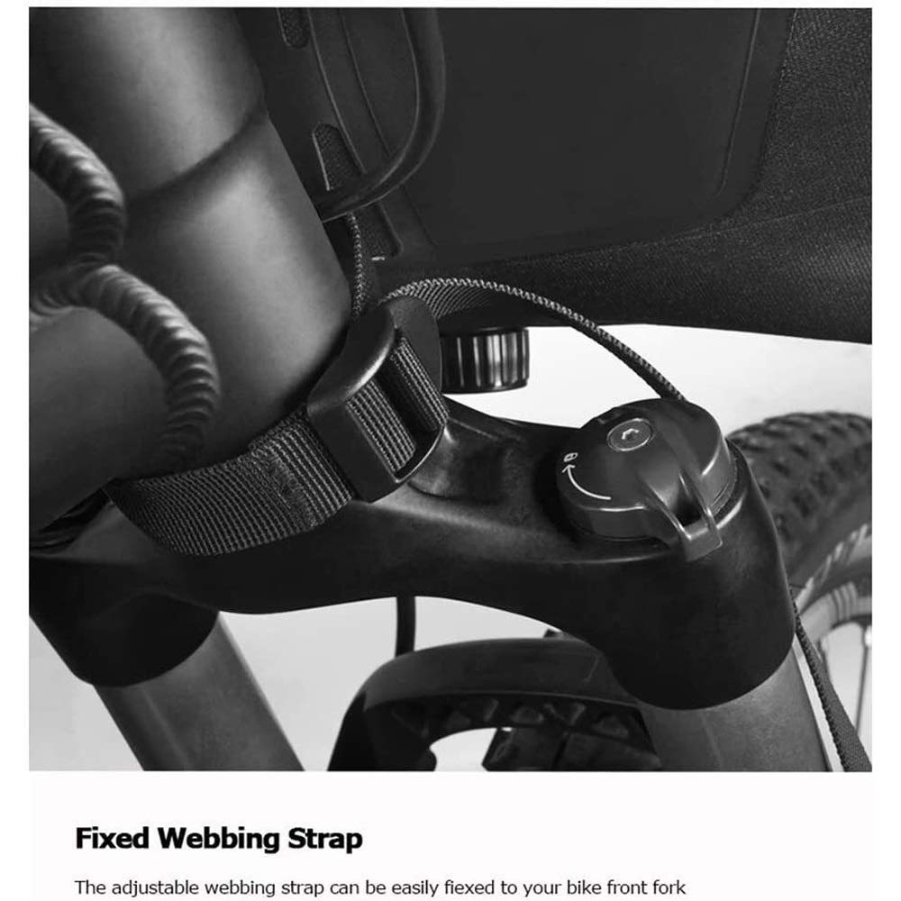 Premium Bike Handlebar & Seat Bag - Waterproof Cycling Pack for Bicycle, Motorcycle, Scooter - Front & Rear Frame Storage Accessories for Commuting, Touring & Off-Road Adventures