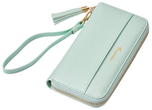Travelambo Women's Wallet with Tassel - Stylish Bifold Clutch Purse with Wrist Strap for Everyday Use, Parties & Travel | RFID Blocking & Multiple Card Slots