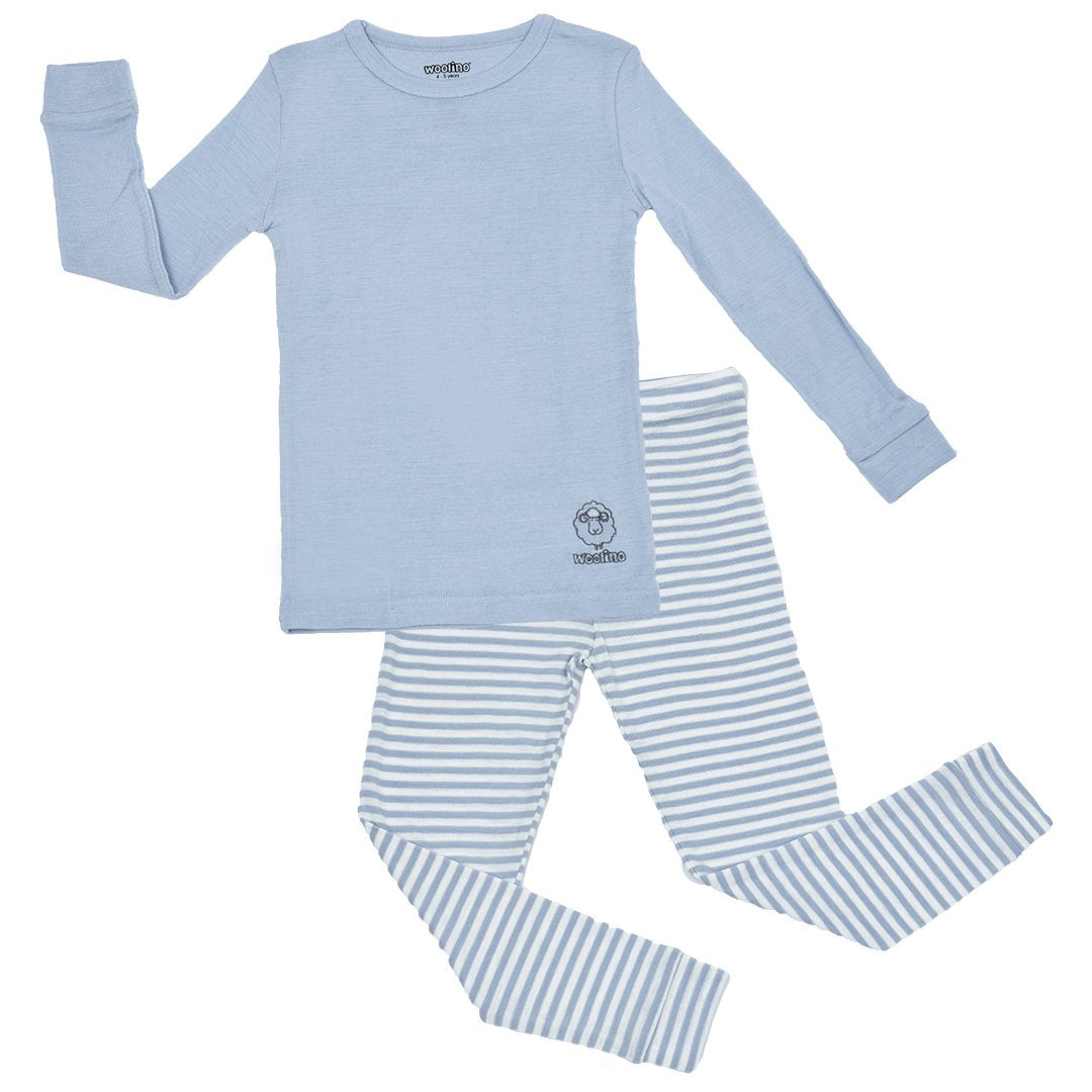 Premium Merino Wool Long Sleeve Pajamas for Women & Men - Soft & Warm Sleepwear for Winter Nights, Cozy Loungewear at Home