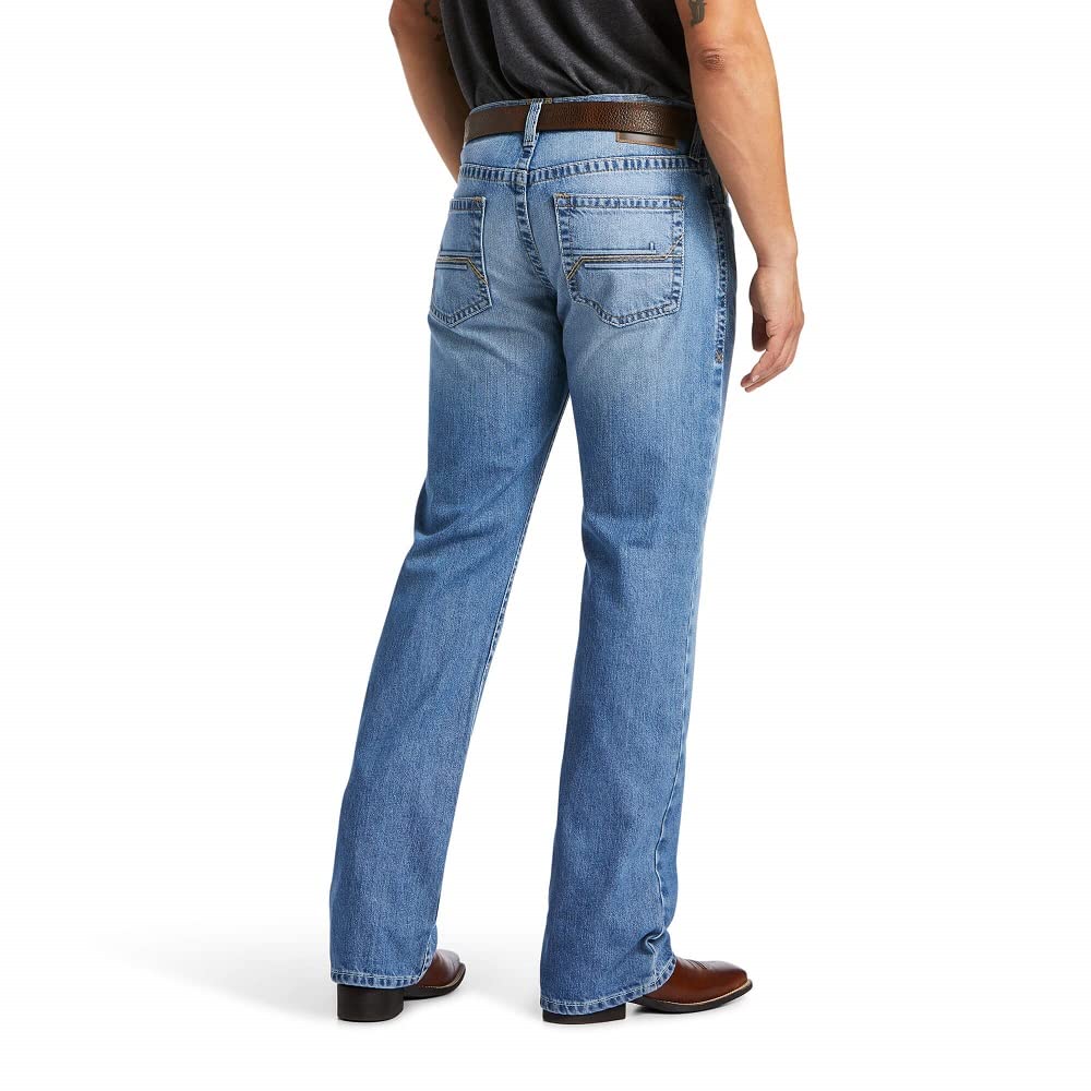 ARIAT Men's M4 Relaxed Stretch Goldfield Boot Cut Jeans - Comfortable Western Denim Pants for Cowboy Work & Casual Wear