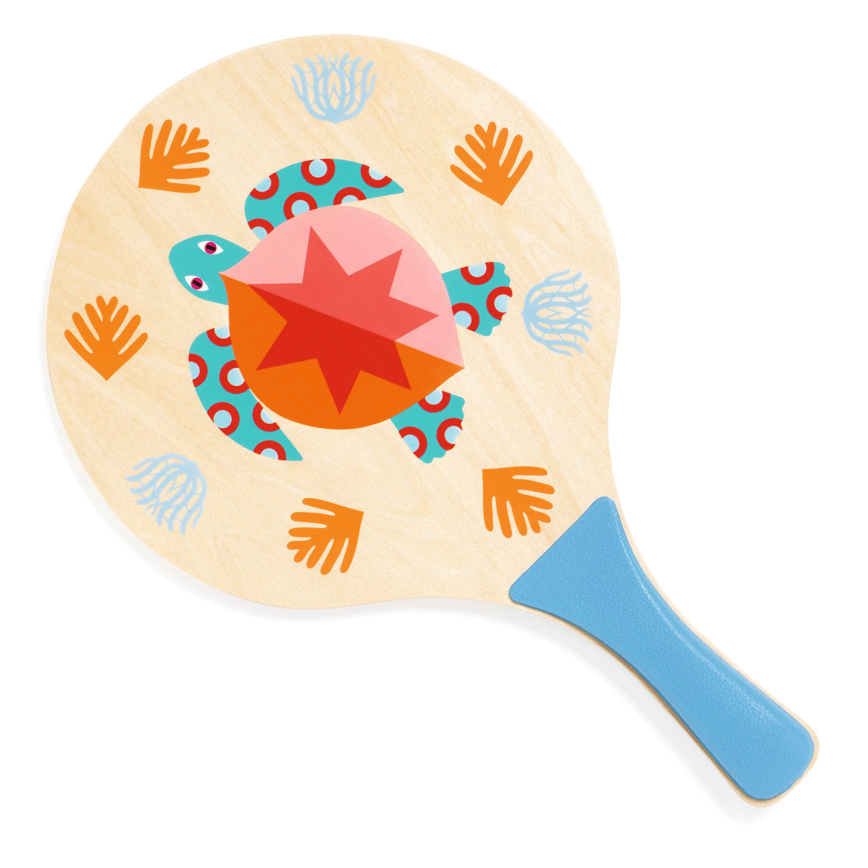 Premium Djeco Sea Beach Tennis Set - Outdoor Sports Equipment for Kids & Adults - Perfect for Beach, Backyard, and Park Play
