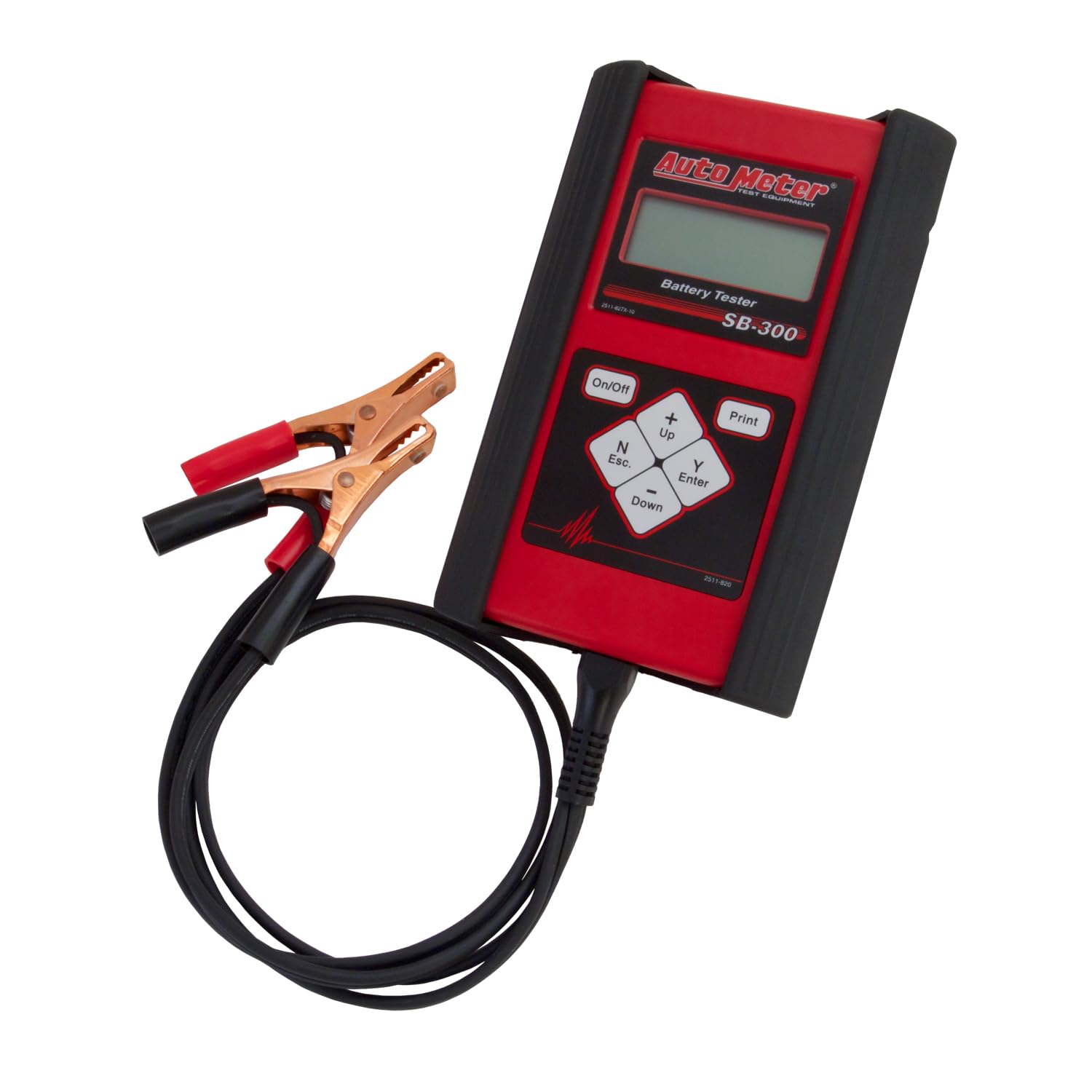Auto Meter SB-300 Intelligent Handheld Battery Tester - 12V/24V Car Truck Marine RV Battery Analyzer with LCD Display | Perfect for Vehicle Maintenance, Boat & RV Battery Testing