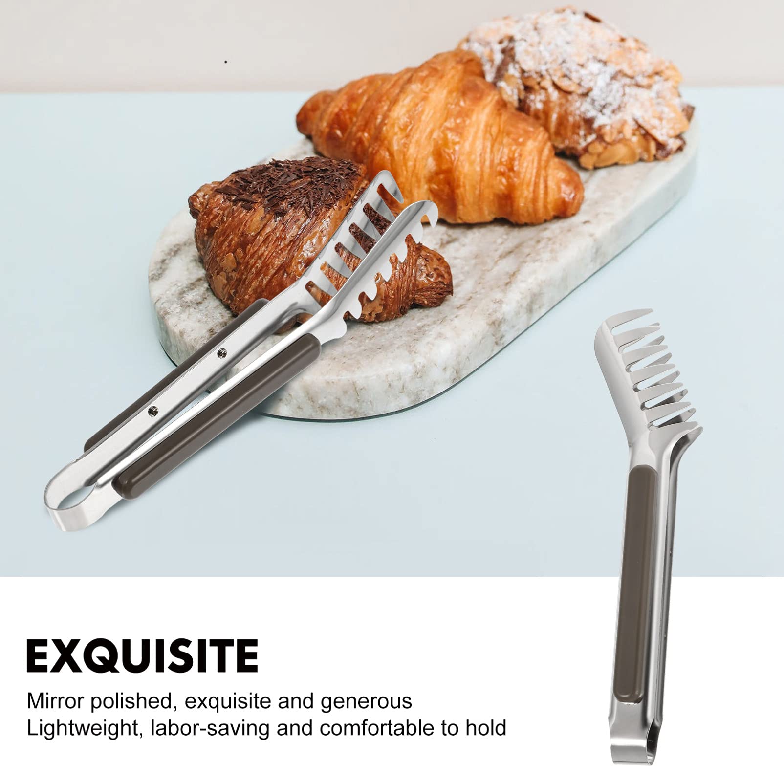 Heavy Duty Pasta Clips - Stainless Steel Fettuccine Noodle Holder for Cooking & Baking