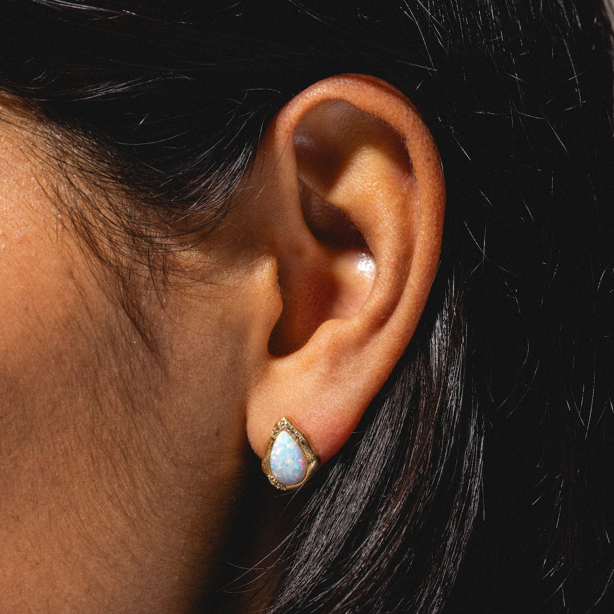 Luster Stud Earrings for Women - Hypoallergenic Stainless Steel CZ Studs - Perfect for Everyday Wear, Work & Special Occasions