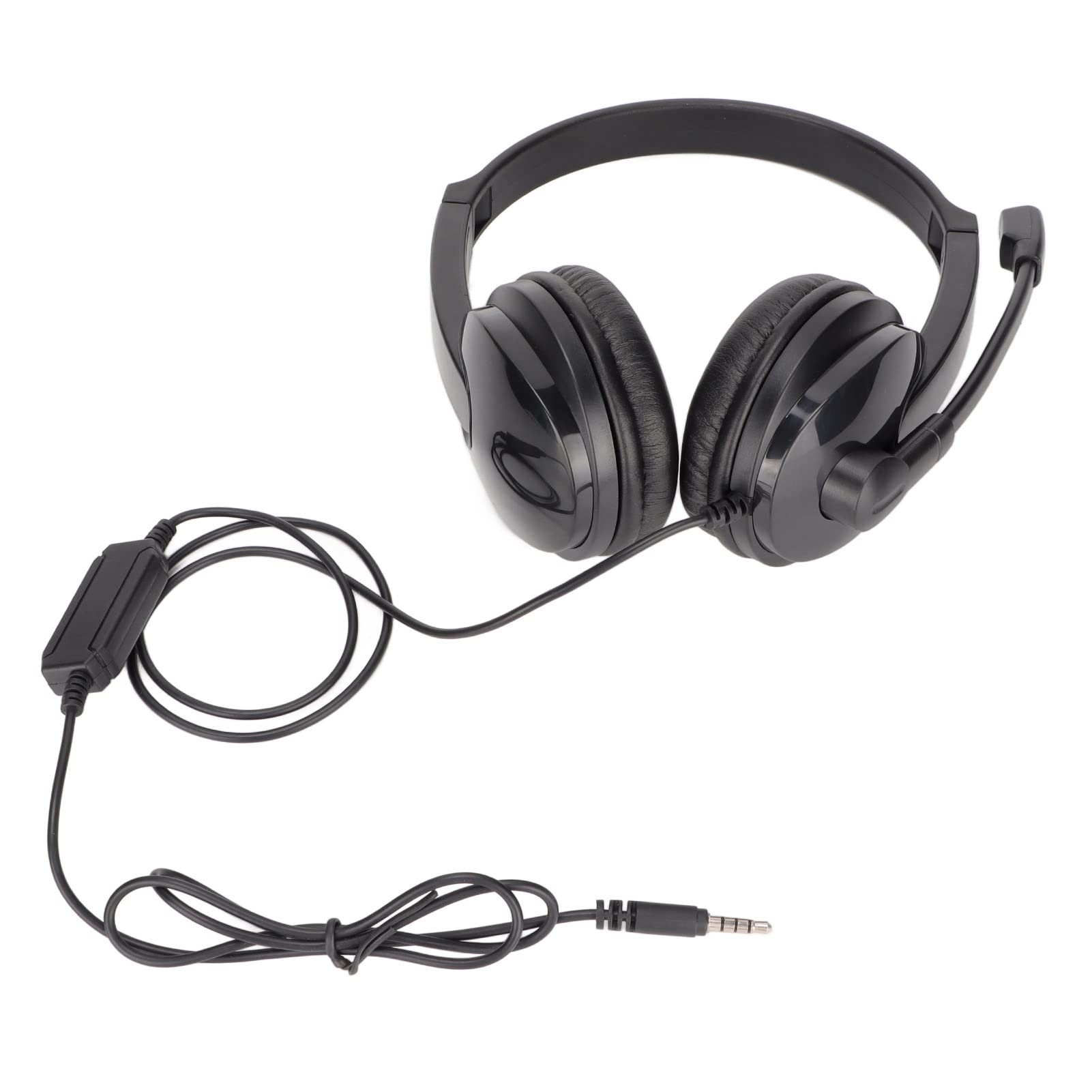Zunate Gaming Headset with 3.5mm Surround Stereo & Noise Canceling - Soft Earmuffs for PC, Laptop - Perfect for Online Gaming, Streaming & Conference Calls