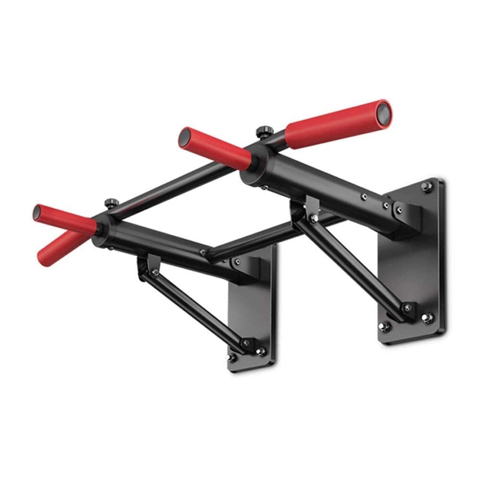 Foldable Wall-Mounted Chin Up Bar - Double Pole Home Gym Equipment for Pull Ups & Strength Training | Perfect for Indoor Workouts, Home Fitness & Small Spaces