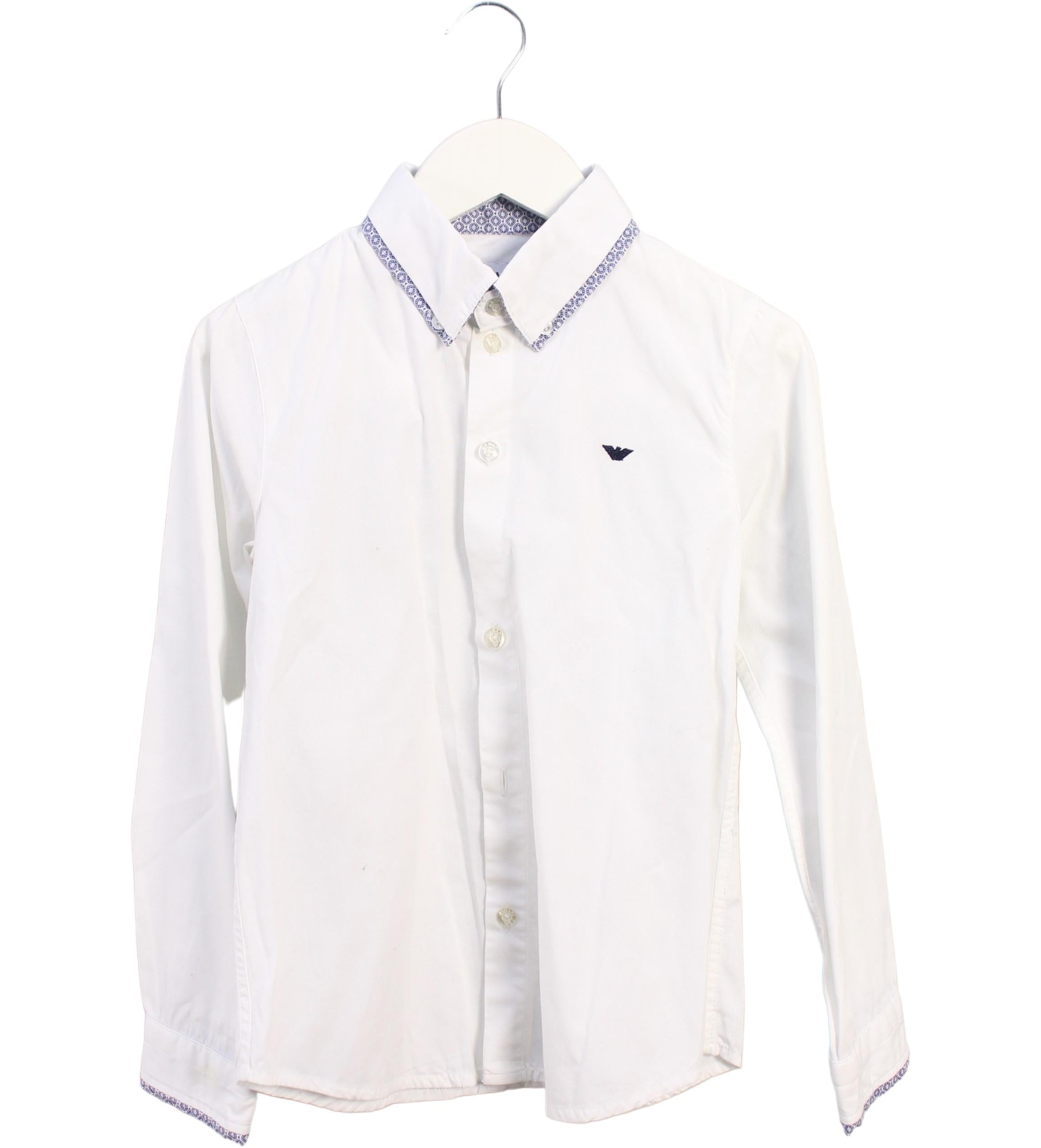 Armani Kids Boys Short Sleeve Cotton Shirt 10214847 - Stylish Casual Wear for School & Playdates