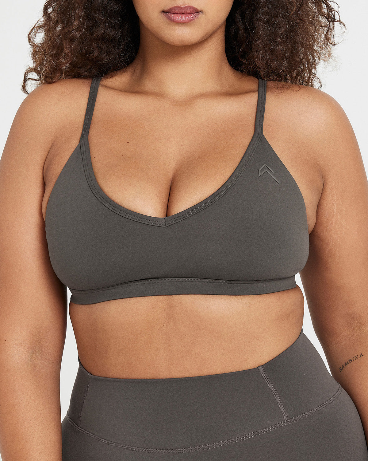 Timeless Strappy Bralette for Women | Comfortable Deep Taupe Lace Bralette - Perfect for Yoga, Lounge & Everyday Wear