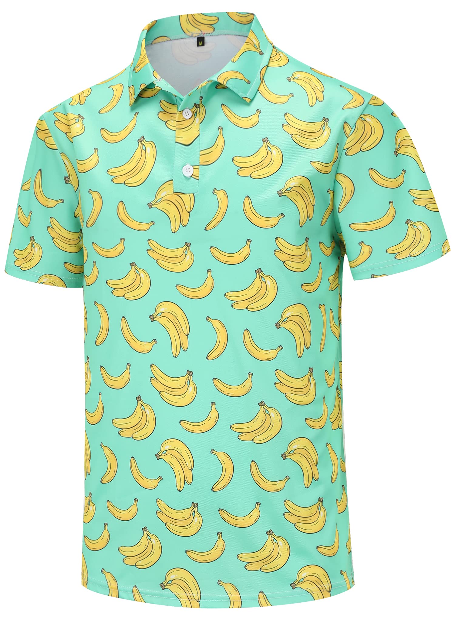 Men's Dry Fit Golf Shirts - Moisture Wicking Short Sleeve Polo with Funny Designs | Perfect for Golf Courses, Casual Wear & Summer Outings