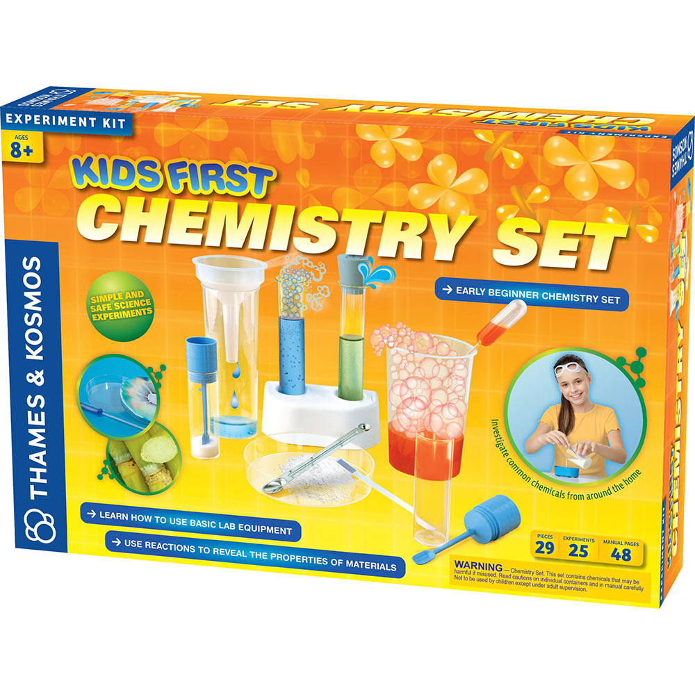 Kids First Chemistry Set - Fun & Safe Science Experiments for Children | STEM Learning Toy for Home & Classroom