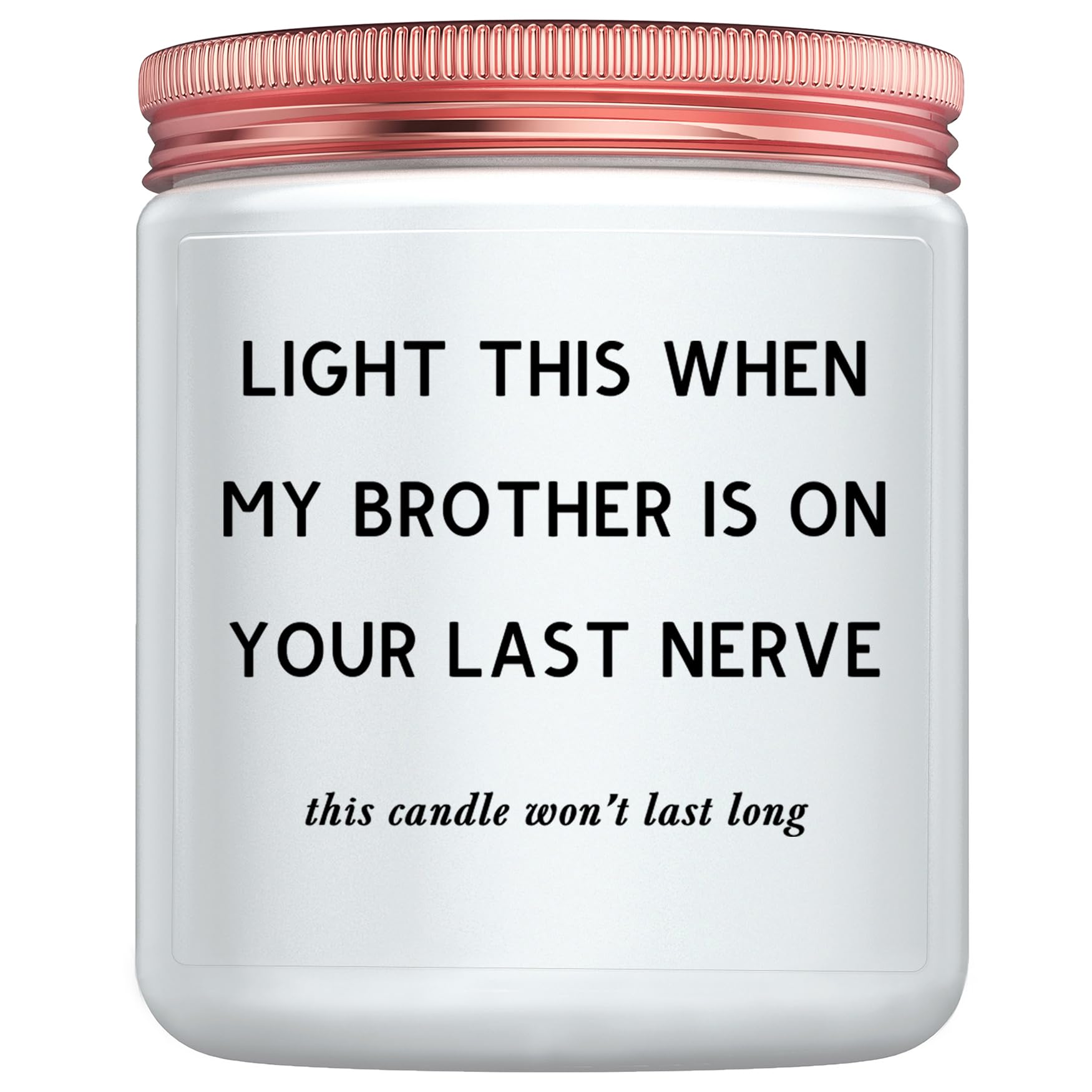 Funny Sister-in-Law Gifts - Best Birthday, Mother's Day & Christmas Presents for Future Sister-in-Law - Aromatherapy Lavender Scented Candle for Relaxation & Stress Relief - Perfect for Home Decor, Spa Nights & Thoughtful Gift Giving