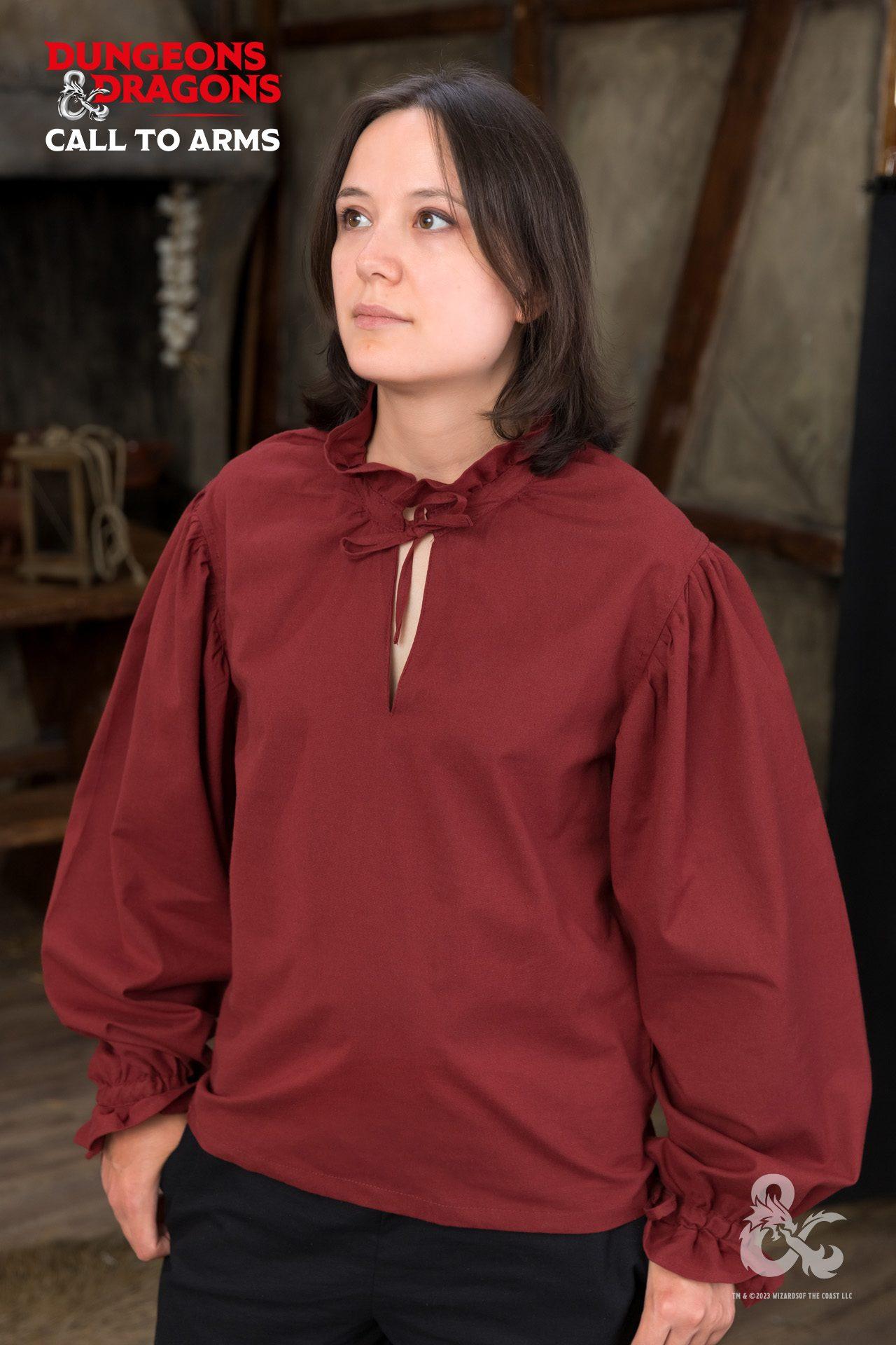 Dungeons & Dragons Bard T-Shirt - Red Fantasy RPG Gaming Tee for D&D Players & Tabletop Roleplaying Fans