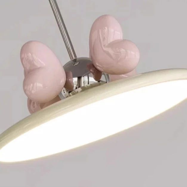 Princess Room Bow Chandelier Light for Girls Bedroom - Elegant Crystal Ceiling Fixture for Kids Room Decor, Birthday Party & Fairy Tale Theme Lighting