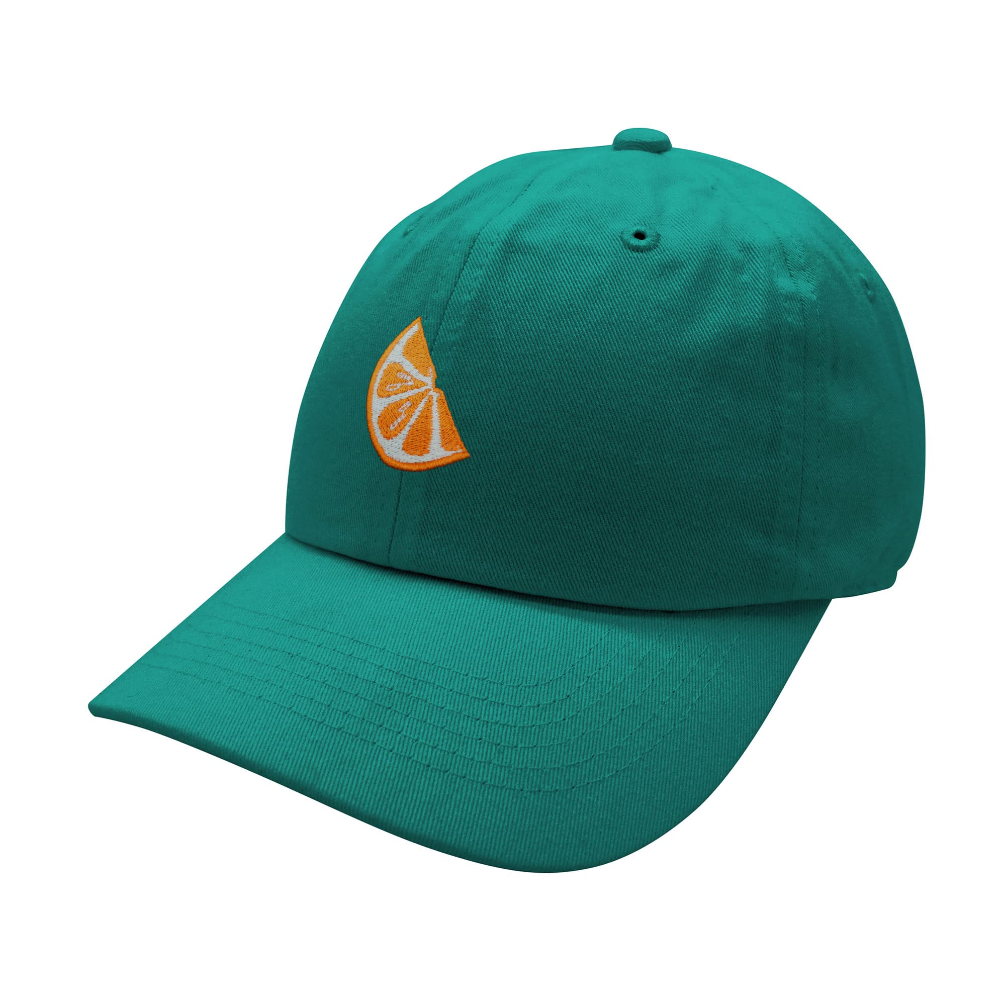 JPAK Orange Slice Embroidered Dad Hat - Adjustable Baseball Cap for Men & Women - Fun Fruit Design for Casual Wear, Outdoor Activities & Gifts
