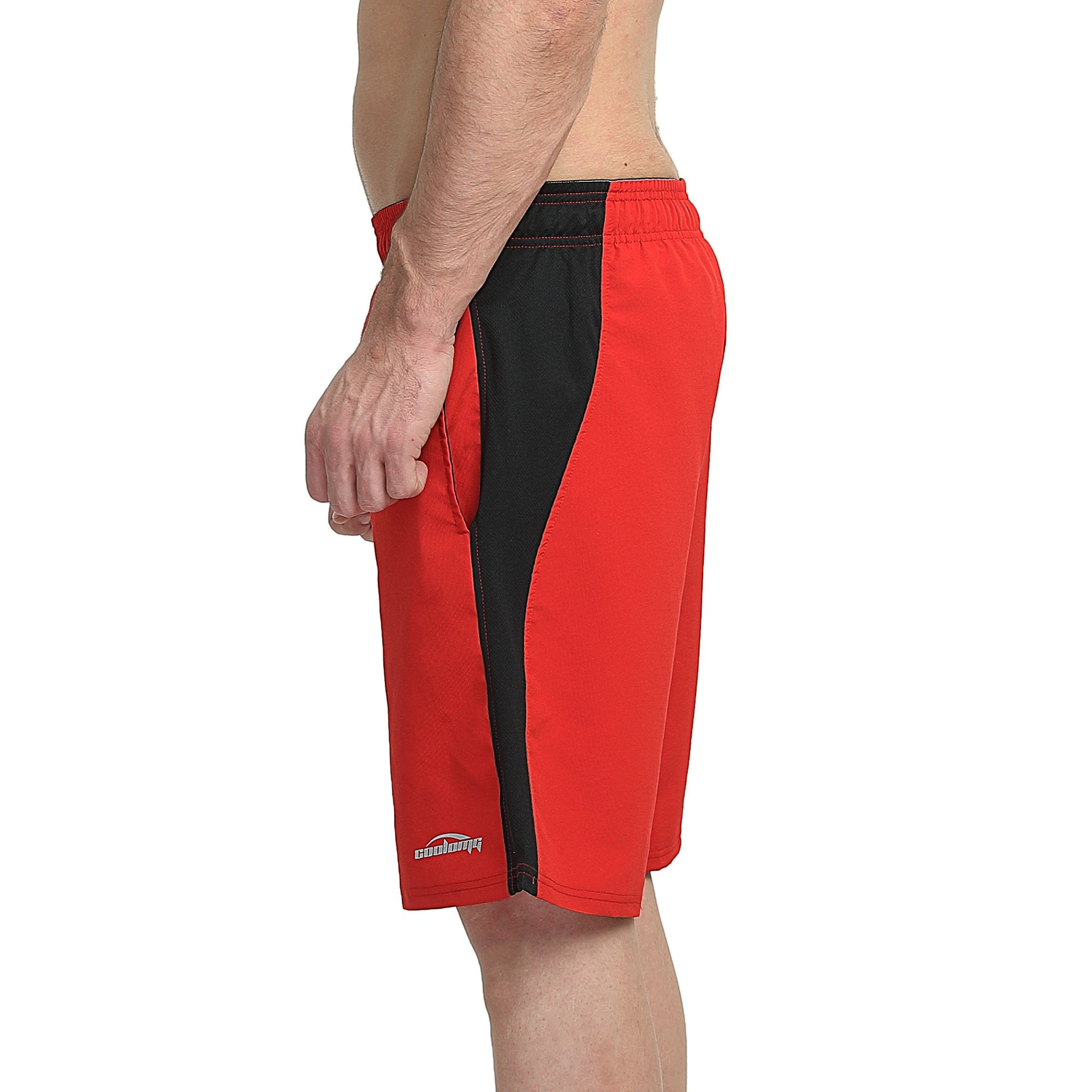 Men's Basketball Shorts - Breathable Red Sports Shorts for Gym, Running & Casual Wear | High-Performance Athletic Shorts