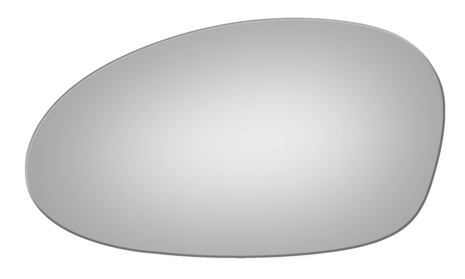 08-09 BMW 128i & 135i Left Driver Side Mirror Glass Replacement - Clear Lens with Adhesive | Direct Fit Alternative to Auto-Dimming Mirrors | Perfect for Parking, Lane Changes & Rear Visibility