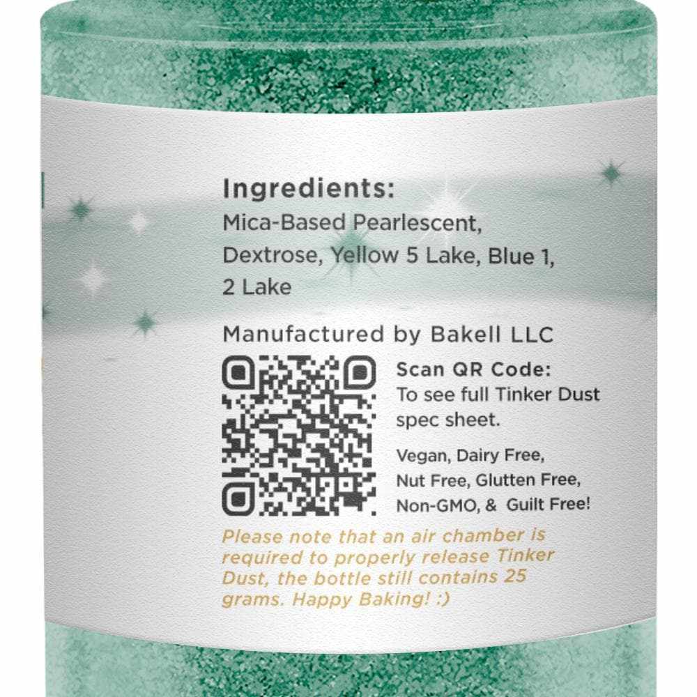 Emerald Green Edible Glitter Spray - 25g Pump Bottle | Tinker Dust® | Perfect for Cake Decorating, Cupcake Toppings & DIY Edible Crafts