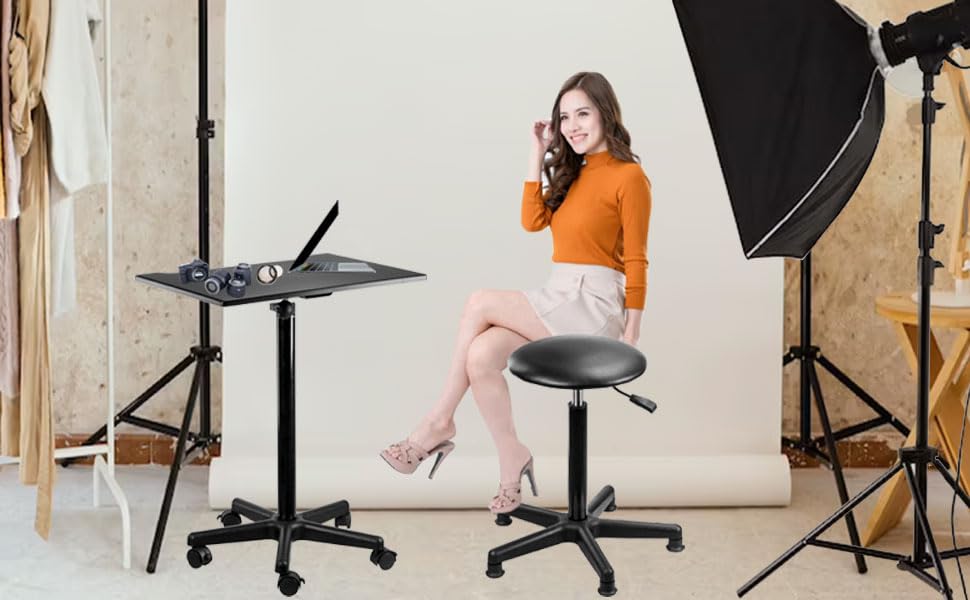 Flashpoint Photography Posing Table & Stool Kit - Adjustable Height (28-48