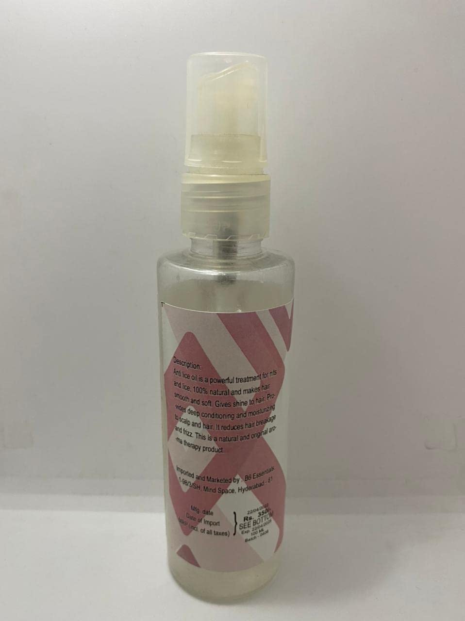 B6Essentials Anti-Dandruff Shampoo for Clean & Healthy Scalp - Gentle Formula for Daily Use at Home & Salon
