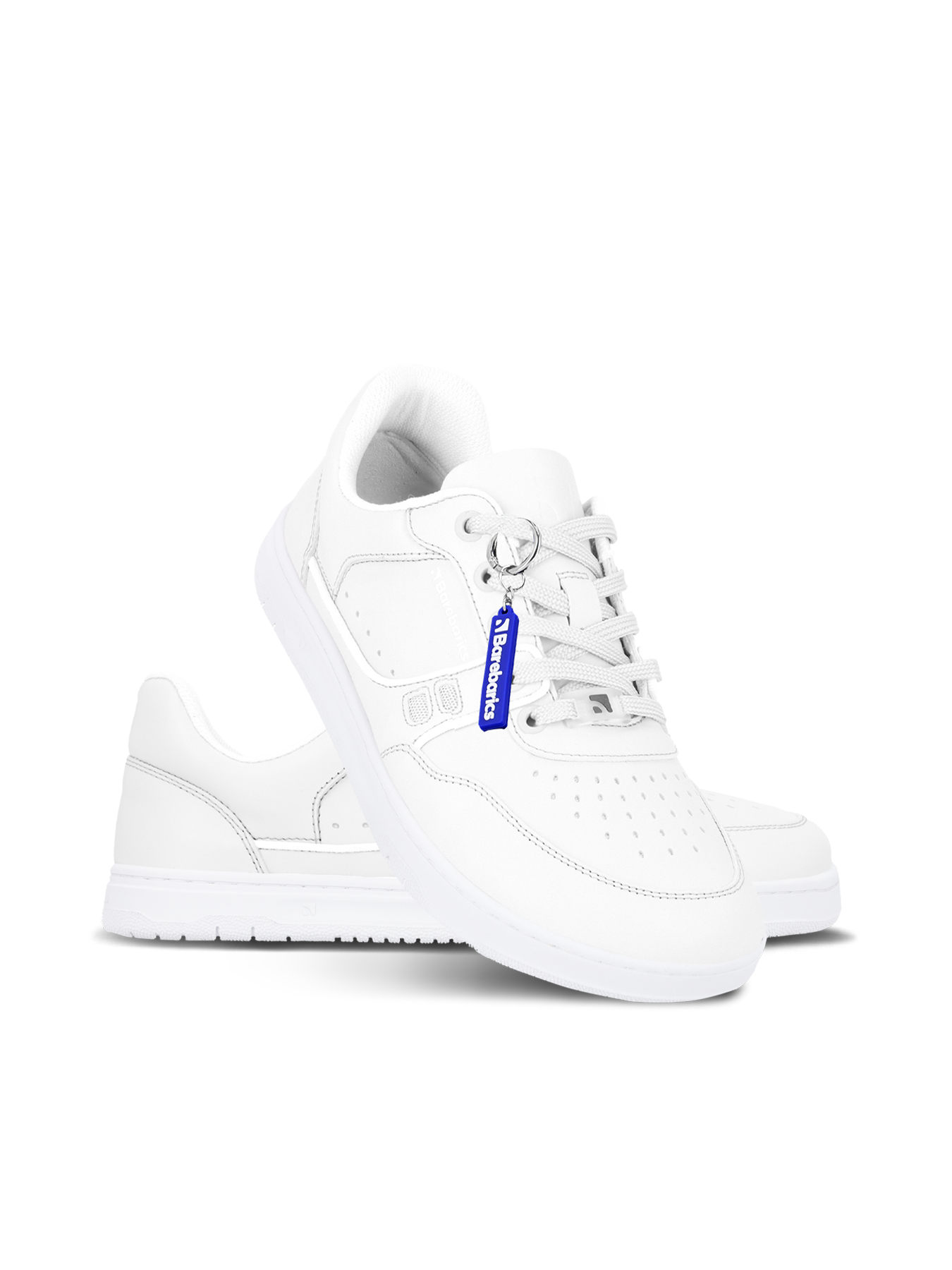 Barefoot Sneakers Barebarics Arise All White - Minimalist Running Shoes for Natural Movement & Gym Workouts