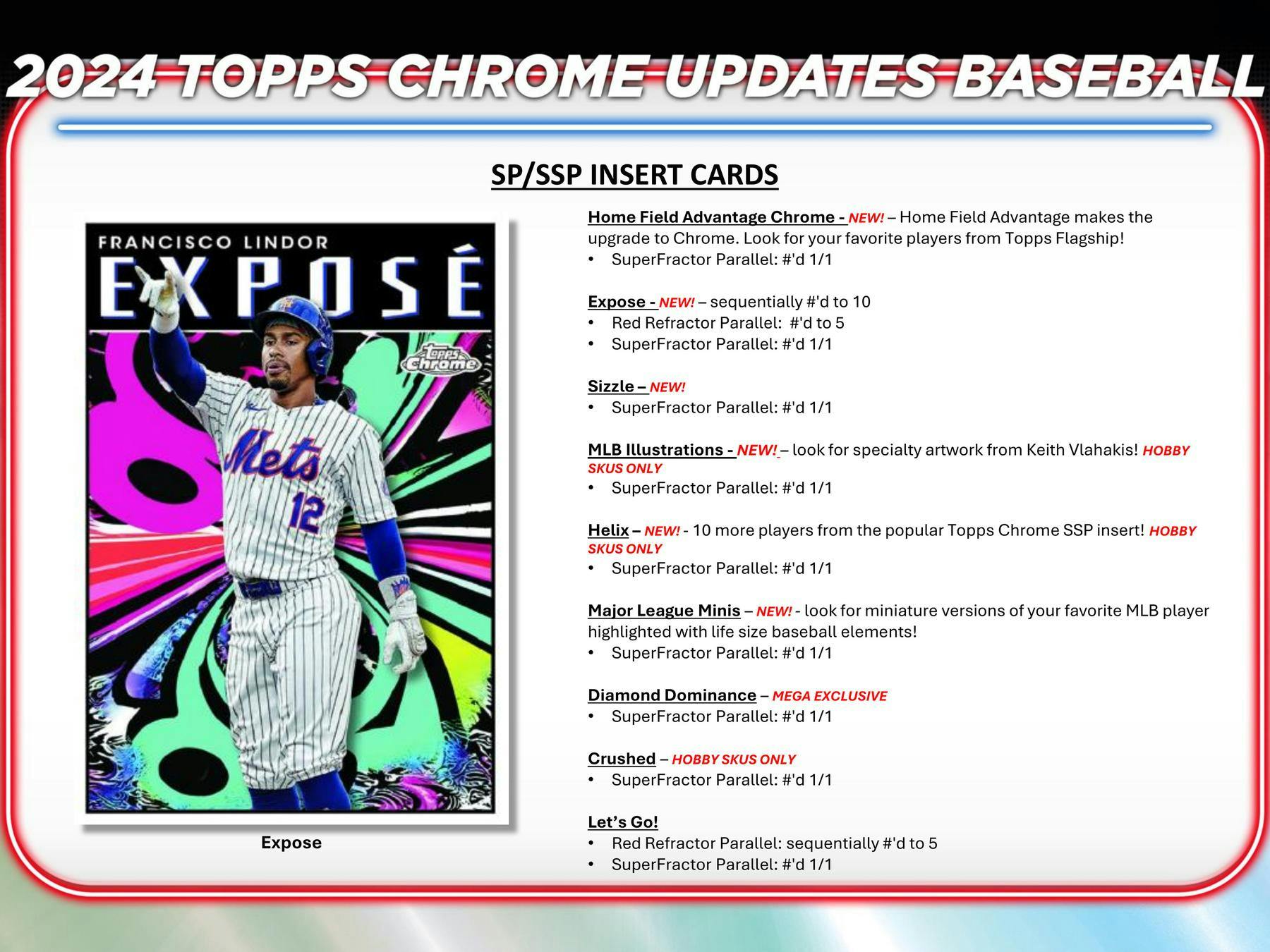 2024 Topps Chrome Update Series Baseball Hobby Box - Premium Baseball Cards Collection for Collectors & Investors - Perfect for Trading, Gifting & Display