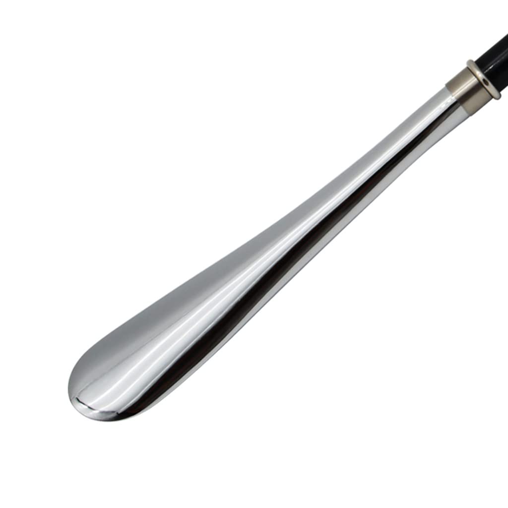 Long Handle Crystal Ball Shoe Horn - 50.5cm Ergonomic Shoe Spoon for Men & Women (4.2x1.7cm) - Perfect for Elderly, Arthritis & Dress Shoes Assistance