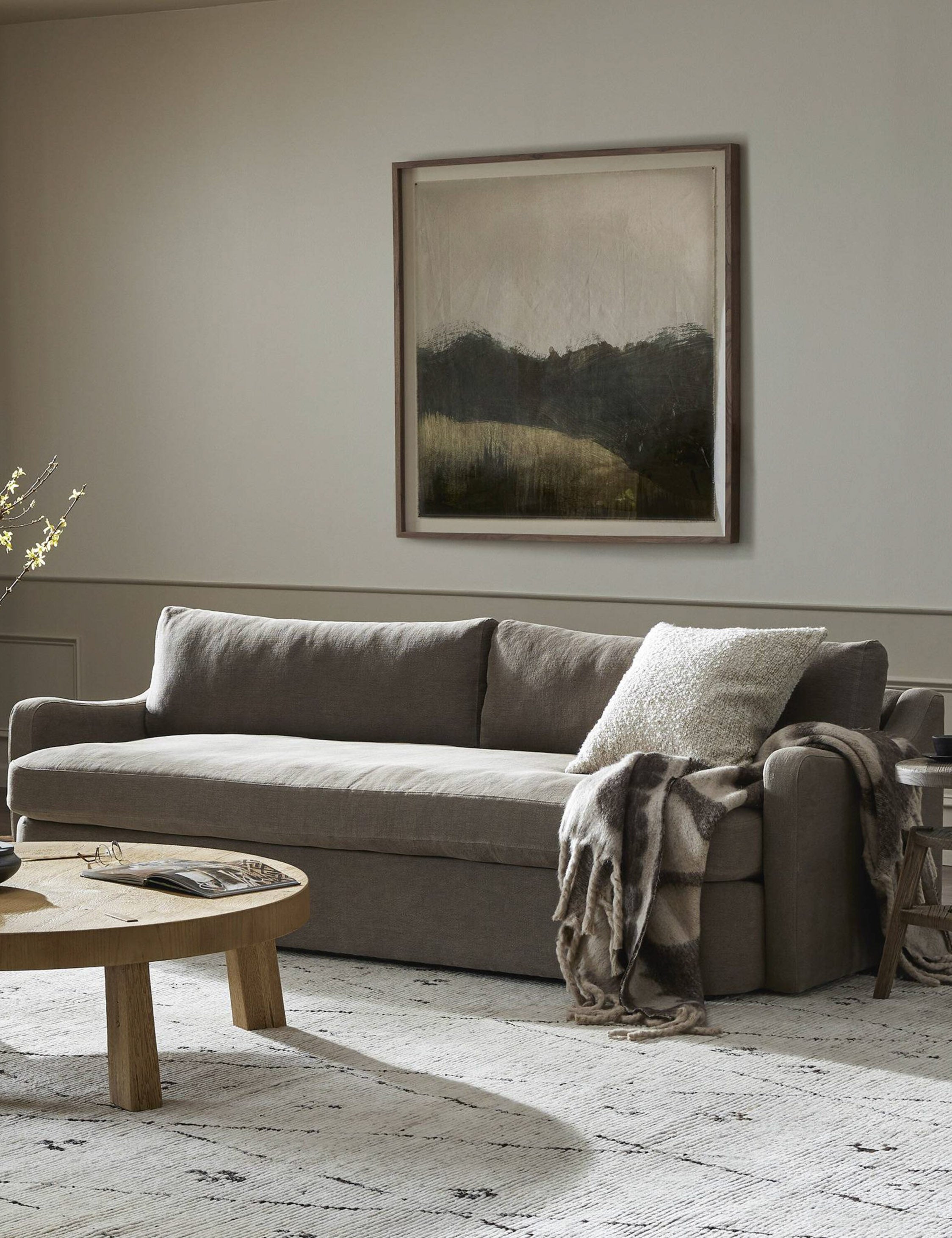 Aurelia Sofa by Amber Lewis x Four Hands - Modern Upholstered Living Room Furniture for Cozy Home & Lounge Decor