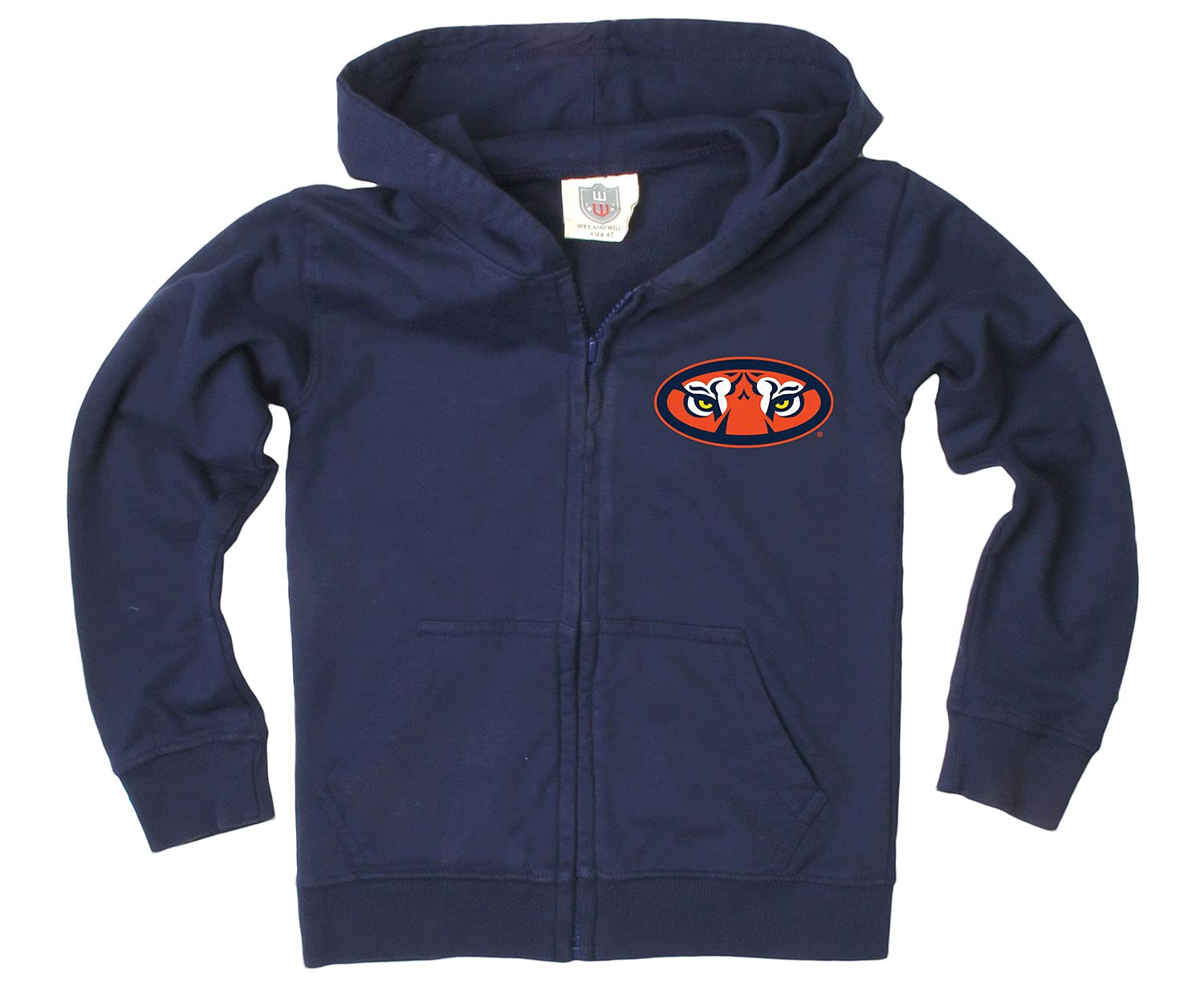 Wes and Willy Boys Zip Up Hoodie - Soft College Fleece Jacket for Men & Teens - Cozy Pullover for School, Sports & Casual Outfits