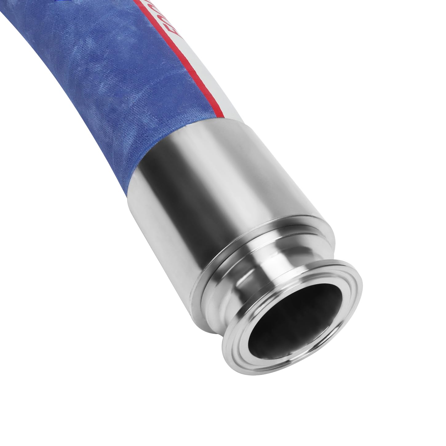 Premium 1.5 Inch Food Grade Brewery Beer Transfer Hose with Tri-Clamp Fittings - 1.5ft Length for Homebrewing, Commercial Breweries & Beverage Dispensing Systems