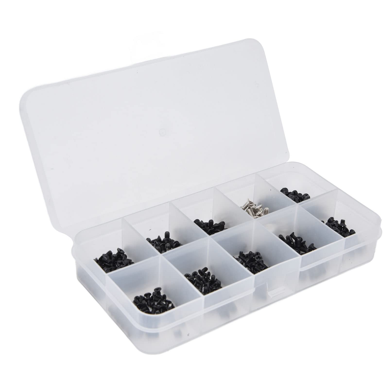 Natudeco 500Pcs Laptop Screw Set - Cross Head Steel Screws for Computer Repair, Electronics Assembly & Maintenance | Perfect for Laptop, PC, Tablet & Device Repairs