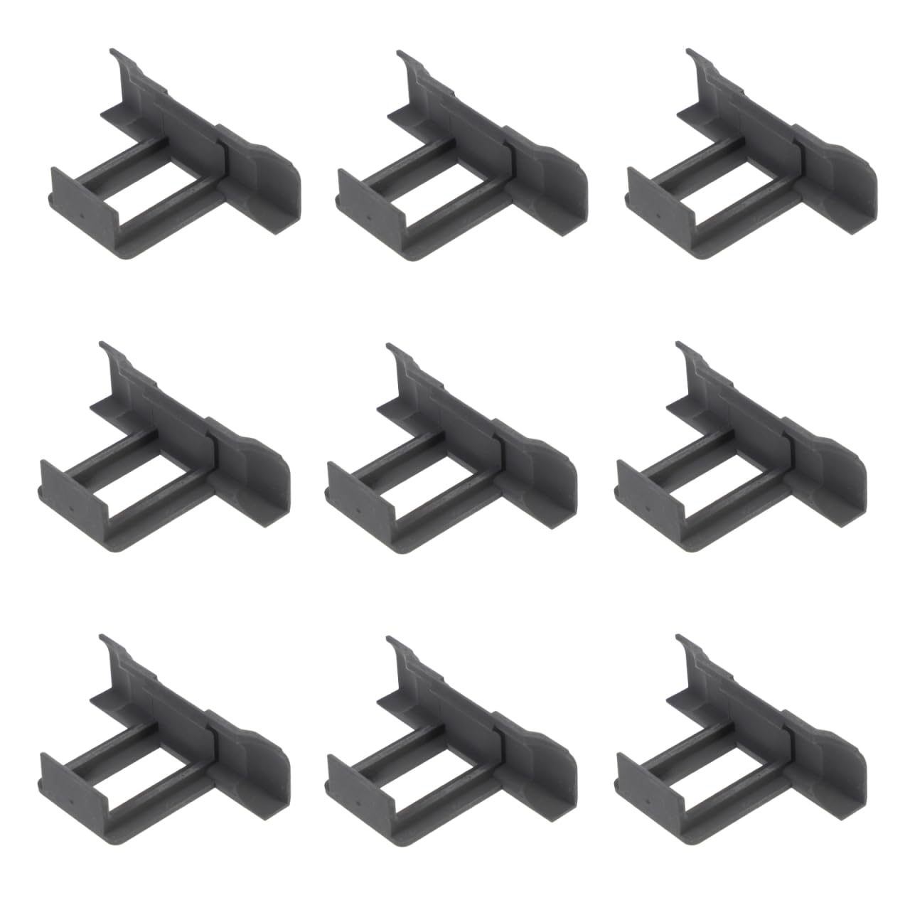 TEHAUX 10pcs Solar Panel Drainage Clips - ABS PV Module Cleaning Clips for Efficient Water Removal - Photovoltaic Panel Clamps for Easy Maintenance - Perfect for Residential & Commercial Solar Systems