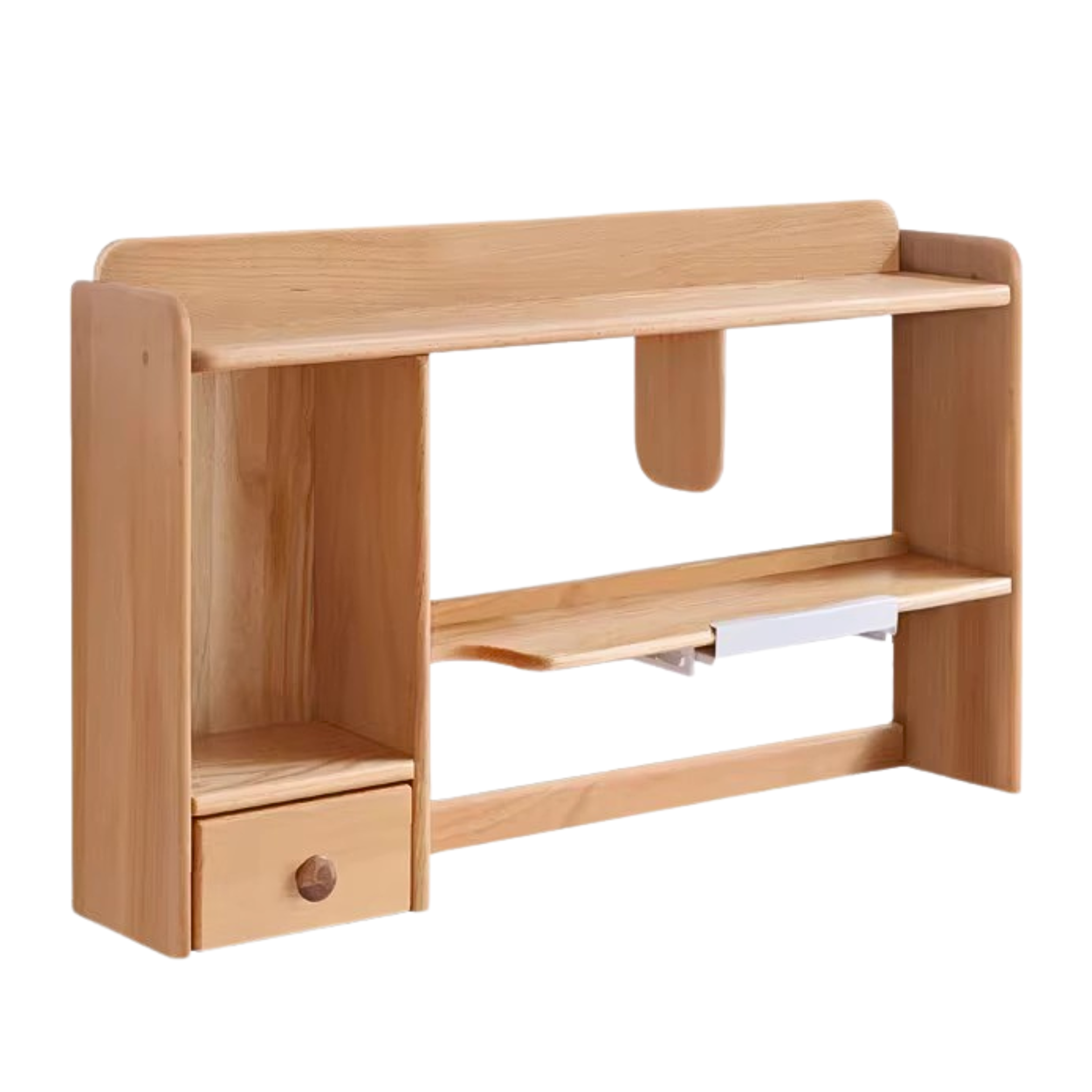 Solid Oak & Beech Wood Bookshelf - Sturdy Wooden Shelf for Home, Office & Library - Perfect for Organizing Books, Decor & Storage