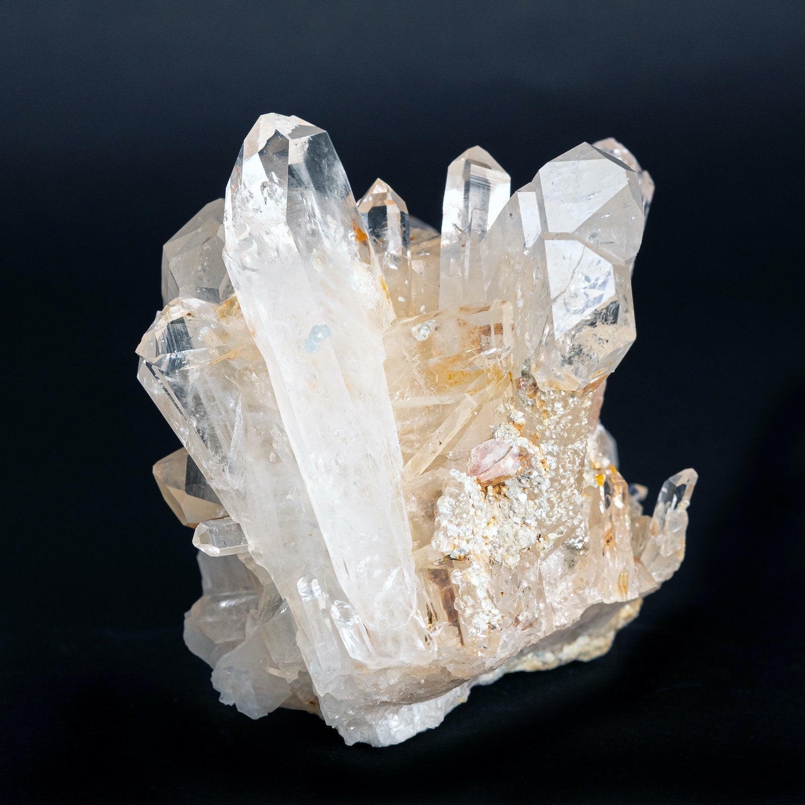 Natural Cookeite in Quartz Raw Crystal Tabby Cluster - Healing Stones for Home Decor, Housewarming Gift & Spiritual Healing | Perfect for Meditation, Feng Shui & Crystal Collections