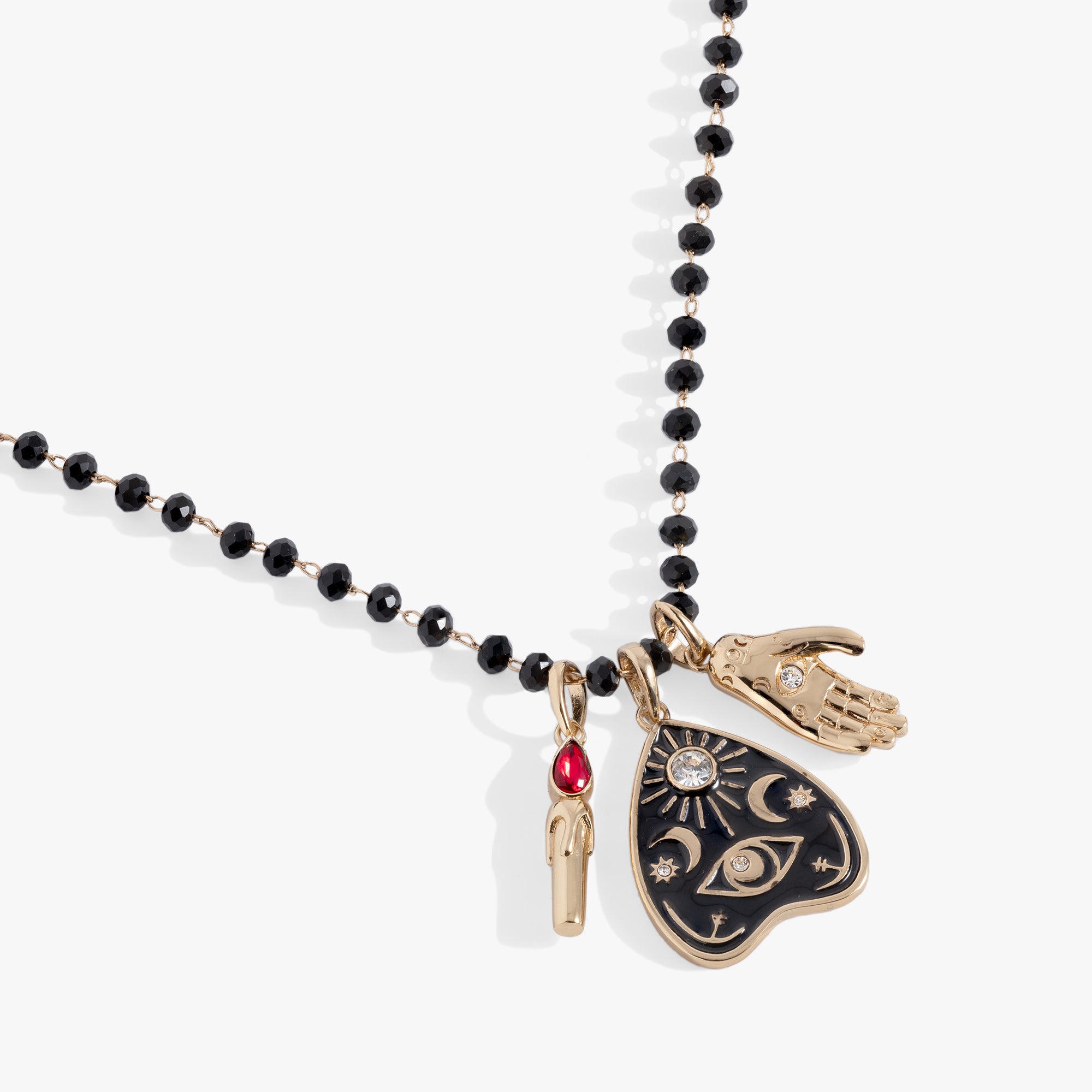 Divination Charm Necklace - Spiritual Jewelry for Fortune Telling & Protection - Perfect for Wiccan Rituals, Meditation & Crystal Healing
