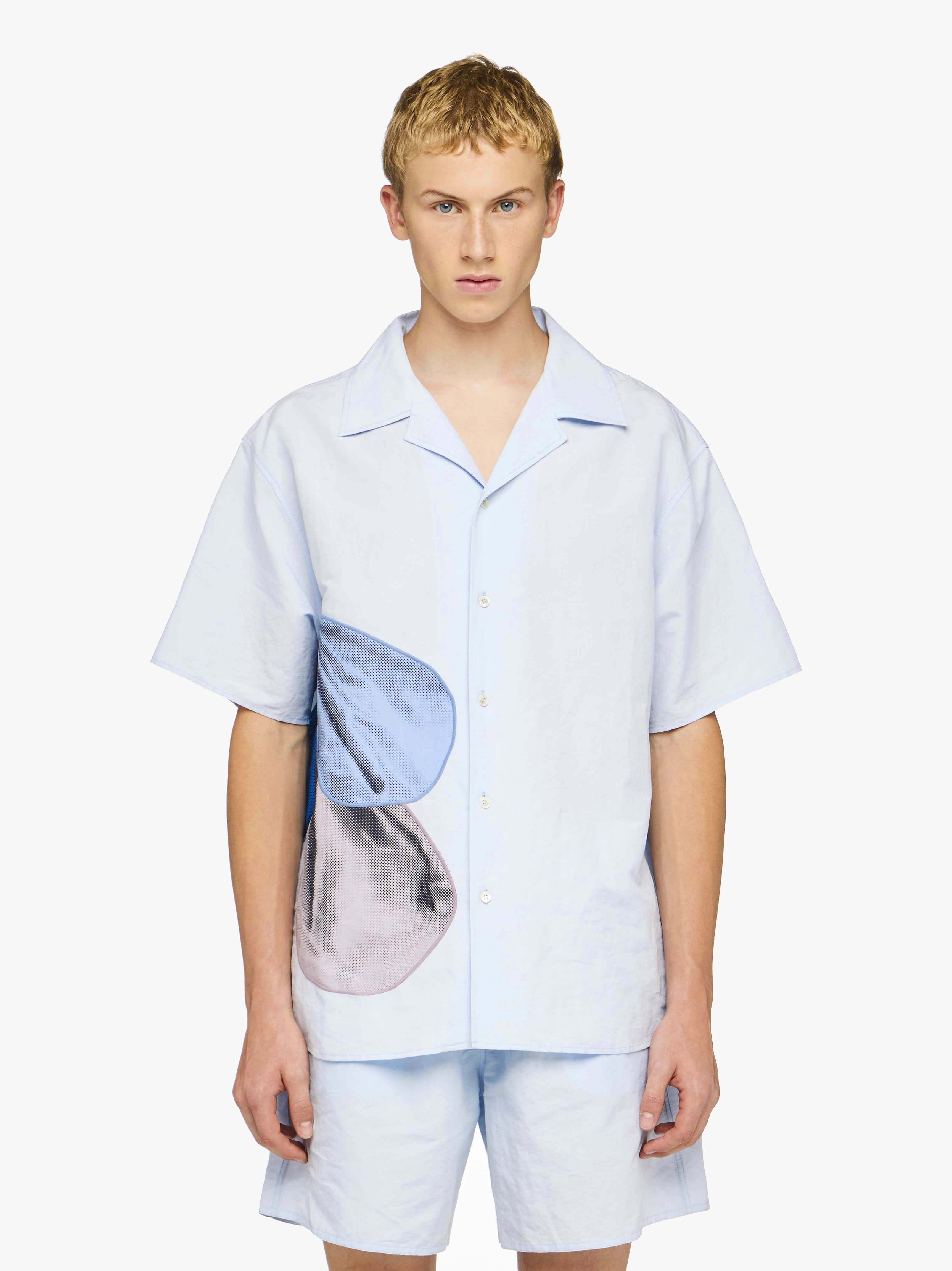 Stylish Embroidered Balloon Short Sleeve Shirt for Men & Women - Perfect for Summer Outfits, Casual Wear and Beach Vacations