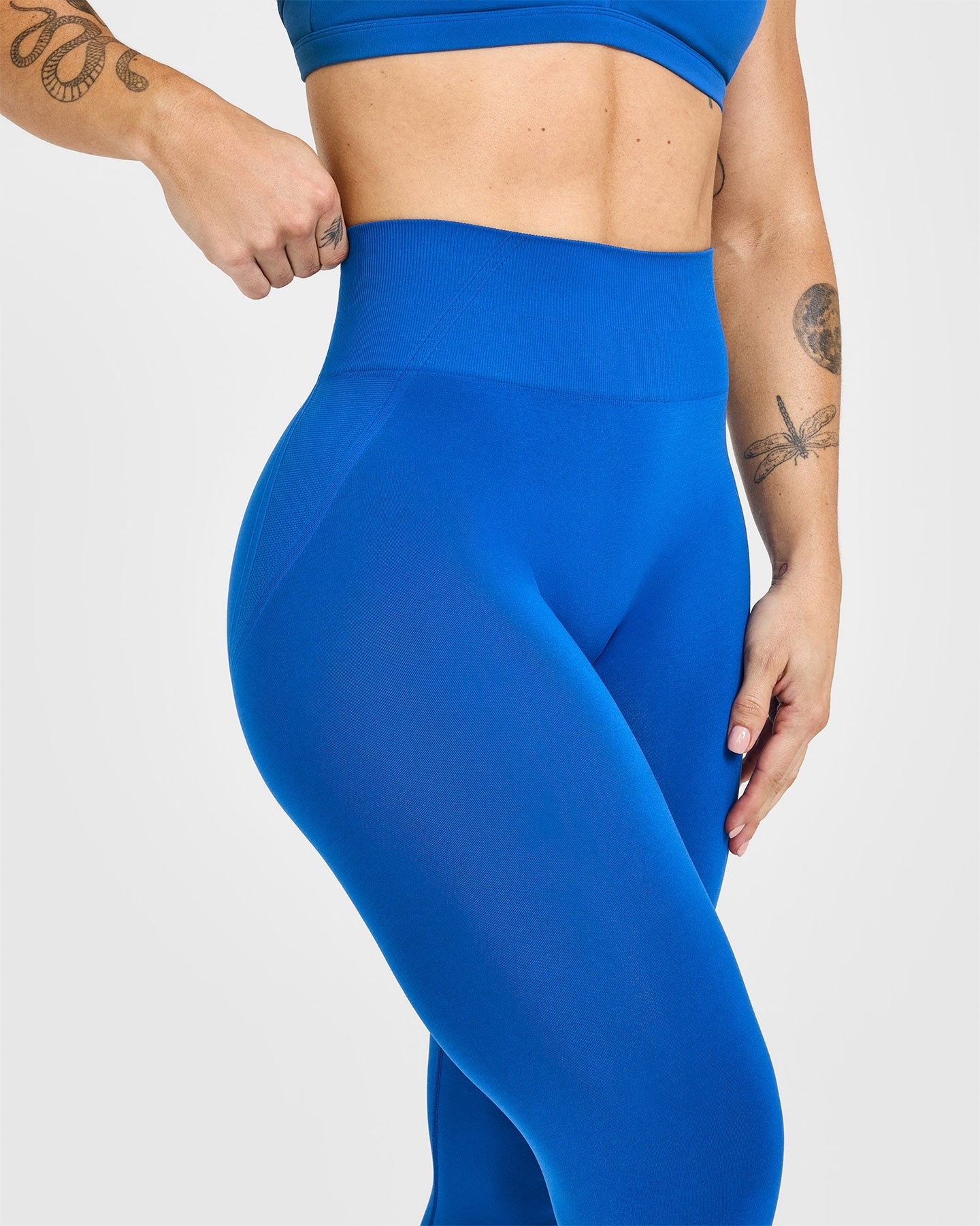 High Waist Seamless Leggings for Women - Oasis Blue | Ultra Soft & Stretchy Yoga Pants | Perfect for Workouts, Lounge & Everyday Wear