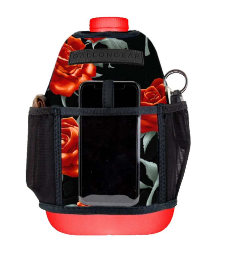 RED/FLORAL-BLACK