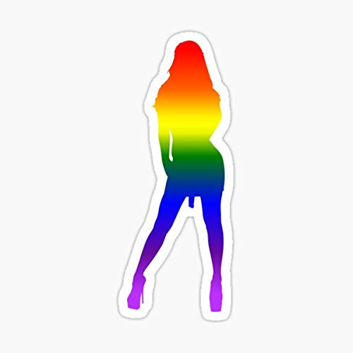 Rainbow Pride Sticker - Waterproof Vinyl Decal for Cars, Laptops, Windows, Walls - LGBTQ+ Support Sticker for Vehicles, Electronics, Home Decor - Perfect for Pride Month, LGBTQ Events & Personal Expression