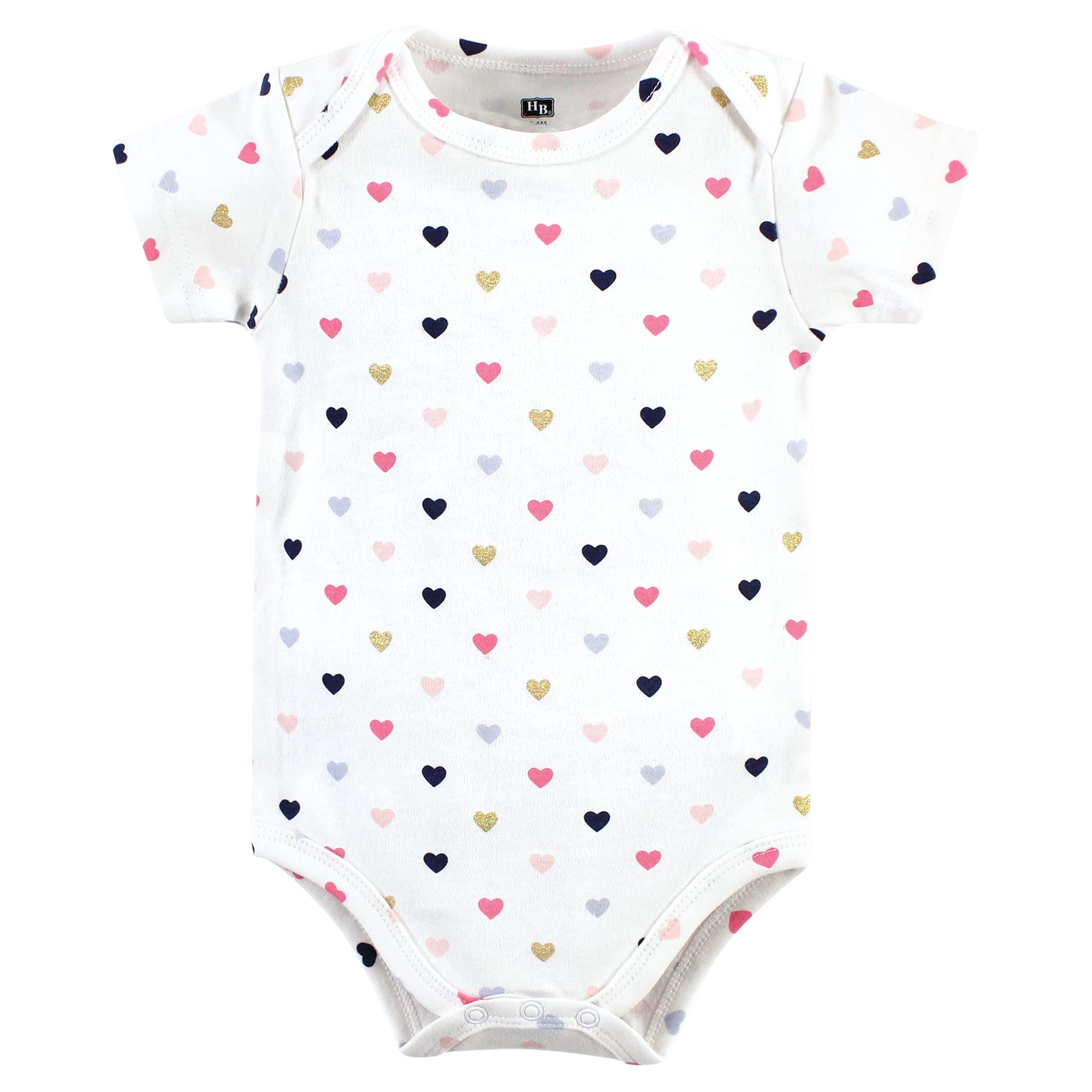 Hudson Baby Soft Cotton Bodysuits - 5-Pack for Newborns & Infants | Comfortable, Breathable Onesies for Everyday Wear, Playtime & Sleep