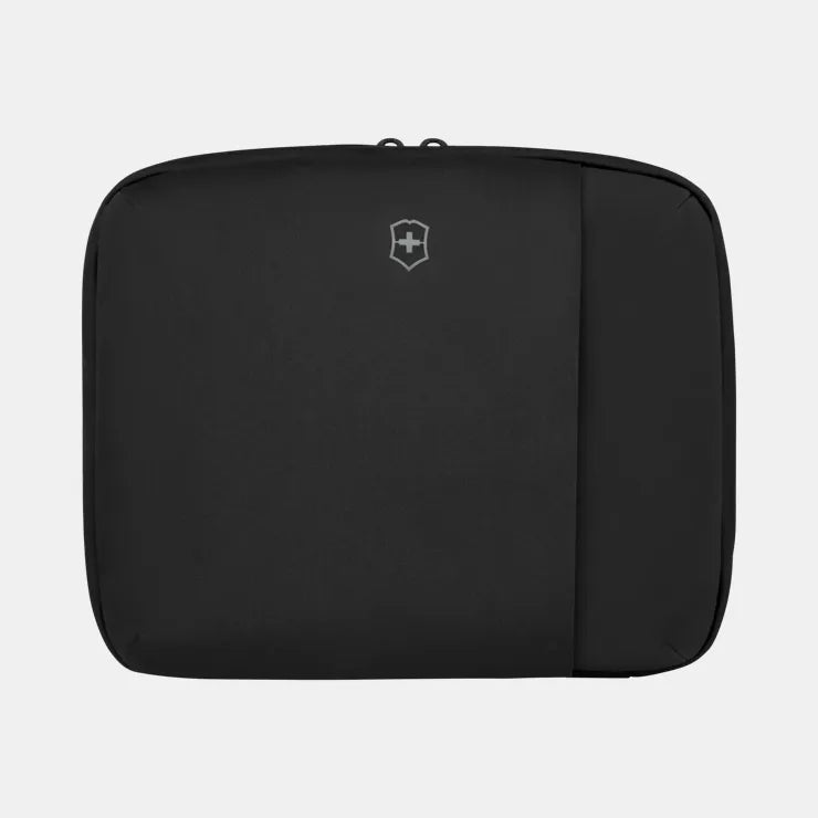 Victorinox Hanging Toiletry Bag for Travel - Water-Resistant Organizer with Multiple Pockets, Black (Model 653374) - Perfect for Camping, Business Trips & Gym Essentials