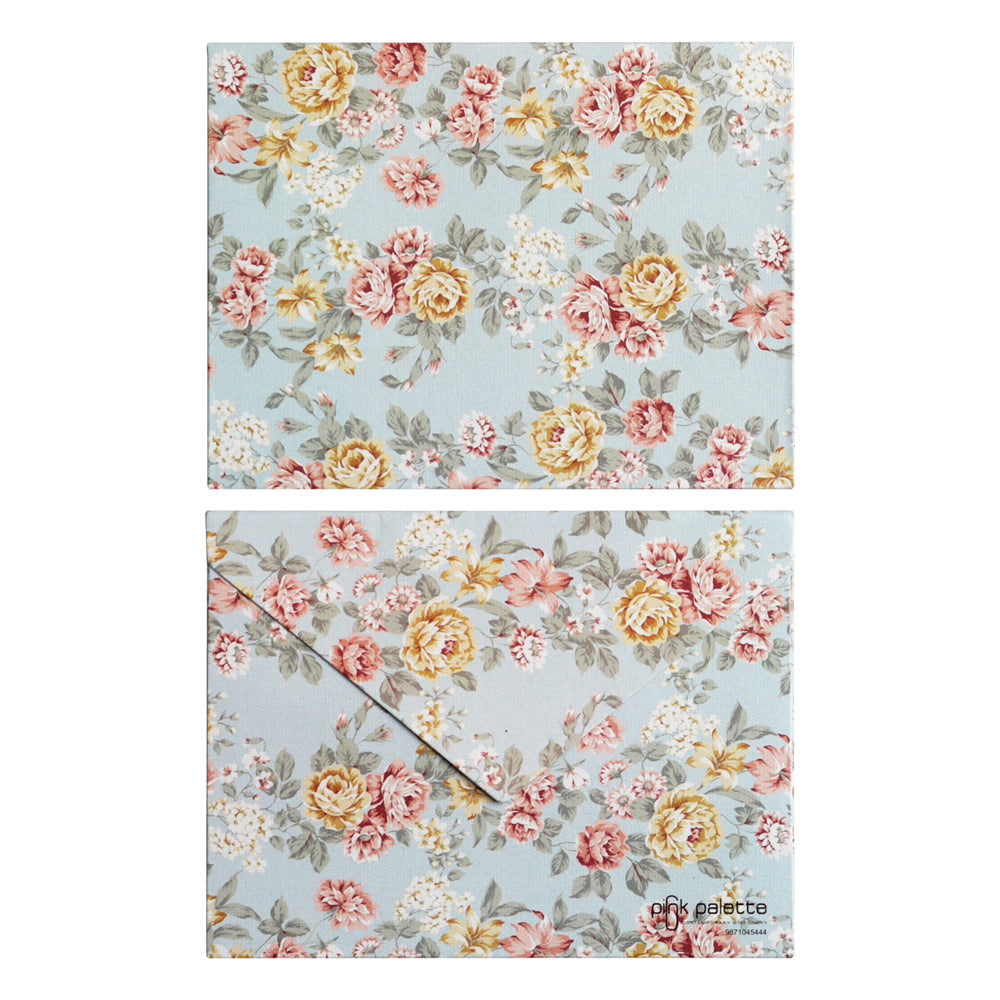 10-Piece Blue Floral Gift Tags with Envelopes Set - Perfect for Wedding Invitations, Birthday Cards & Party Favors