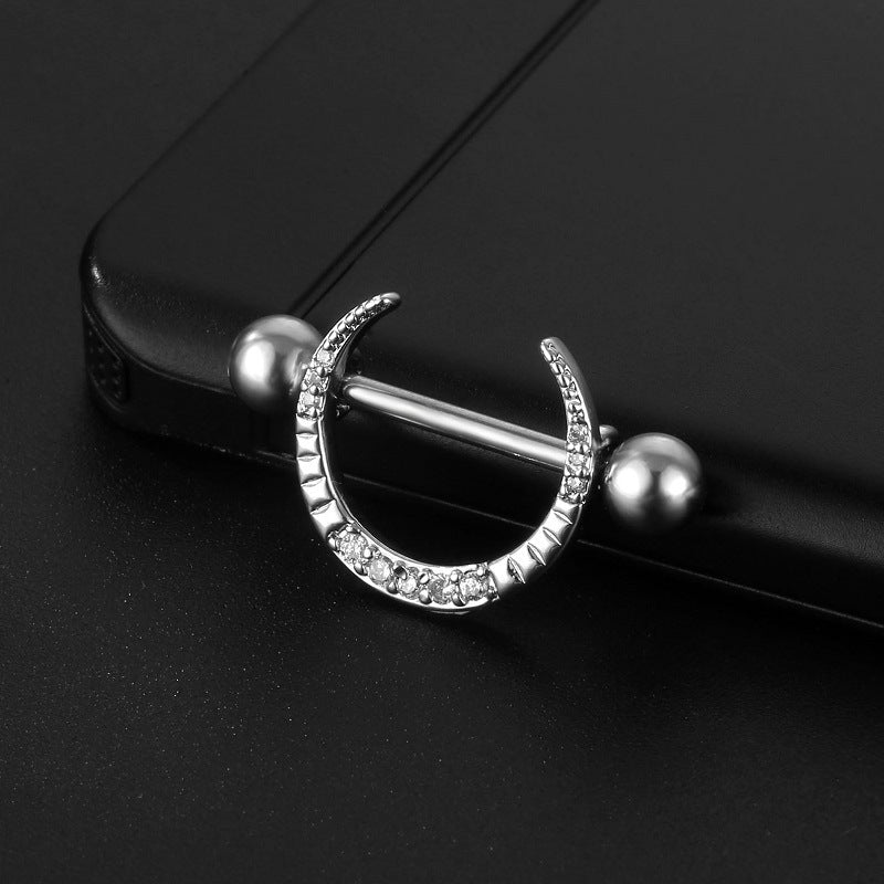 Fashionable Stainless Steel Nipple Rings - Body Piercing Jewelry for Women & Men - Perfect for Belly Button, Nose, Lip and Ear Piercings - Great for Parties, Clubs and Everyday Wear