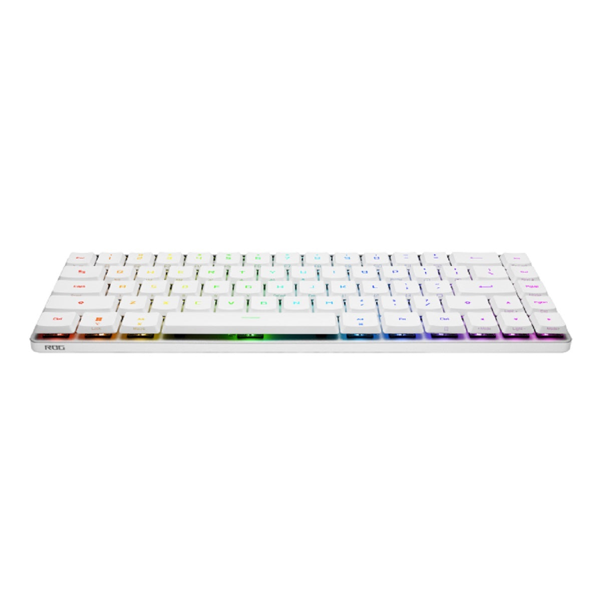 ASUS ROG Falchion RX Low Profile Wireless Gaming Mechanical Keyboard (Blue Switch) - Compact 65% Layout, RGB Backlit, Bluetooth & 2.4GHz for PC, Mac, PS5 - Perfect for Esports, Travel & Small Desk Setup