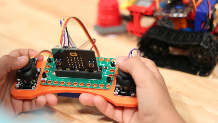 Bit Board Rover Kit - DIY Robotics Kit for Kids & Beginners | STEM Learning, Coding & Engineering Projects | Perfect for School, Home & Makerspace Activities