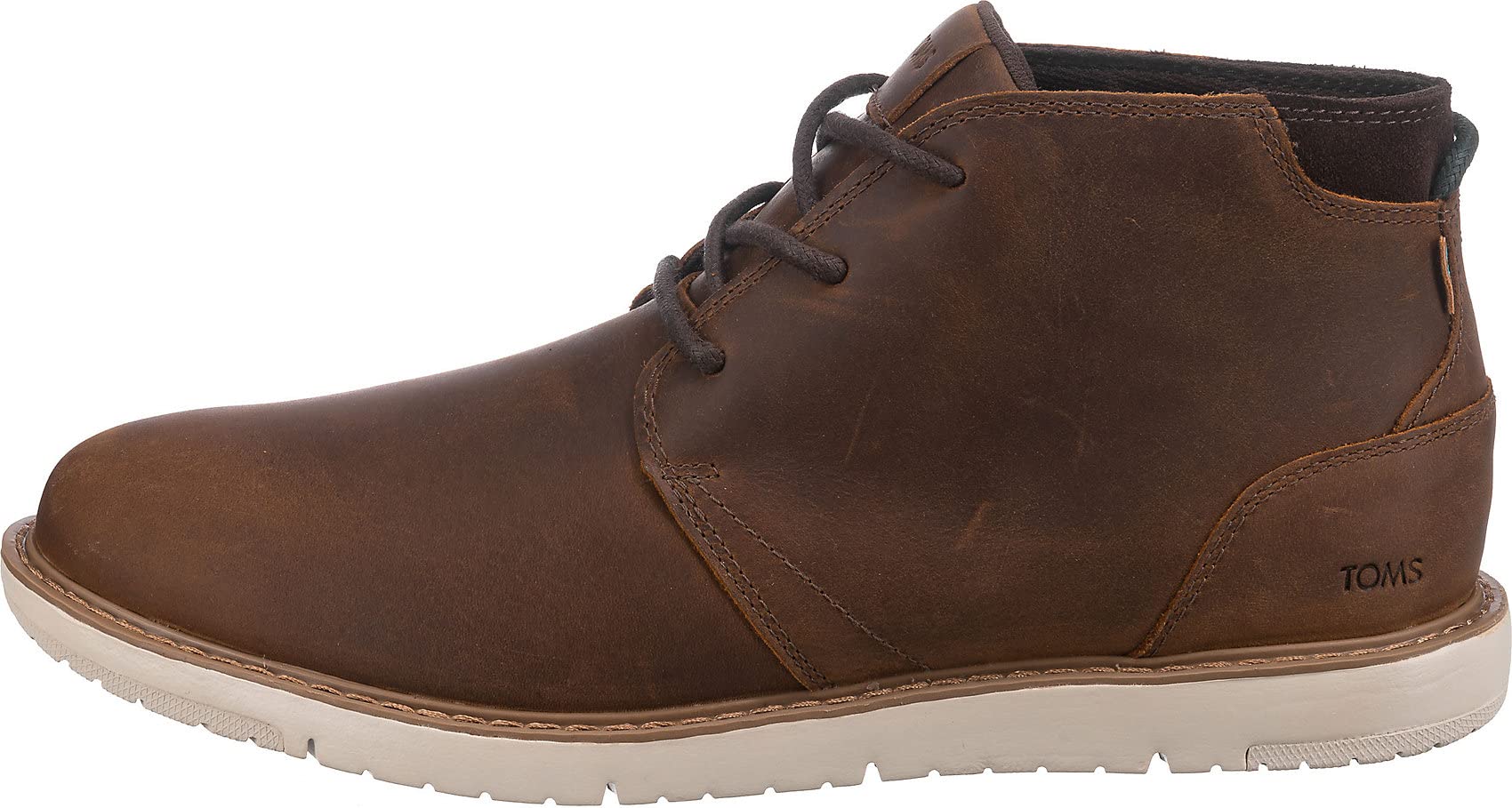 TOMS Men's Navi Boot - Comfortable & Stylish Leather Ankle Boots for Casual Wear, Work & Outdoor Activities