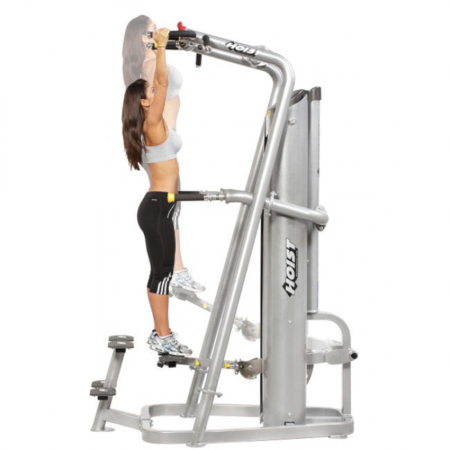 Hoist Roc It RS 1700 Assisted Chin Up and Dip Station - Home Gym Equipment for Strength Training & Bodyweight Exercises - Perfect for Home Workouts & Fitness Enthusiasts