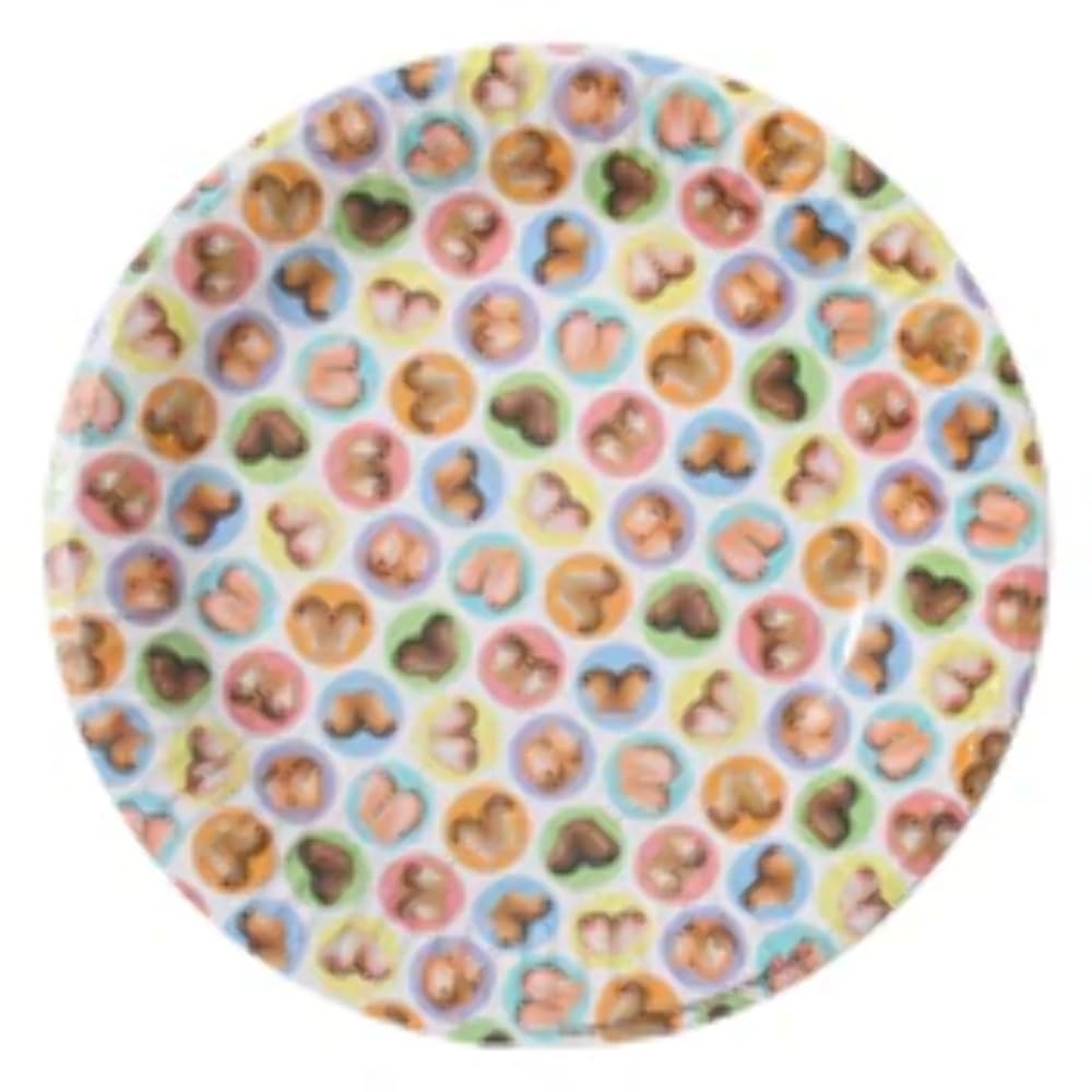 Mini Boob Plates - Pack of 8 Small Appetizer Dishes for Cheese, Nuts & Finger Foods | Perfect for Parties, Weddings & Cocktail Events